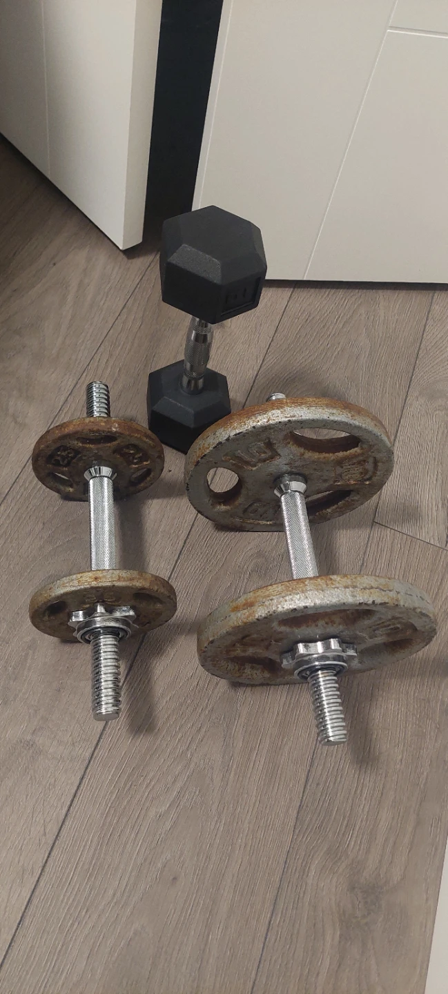 Cast Iron Dumbbell Set