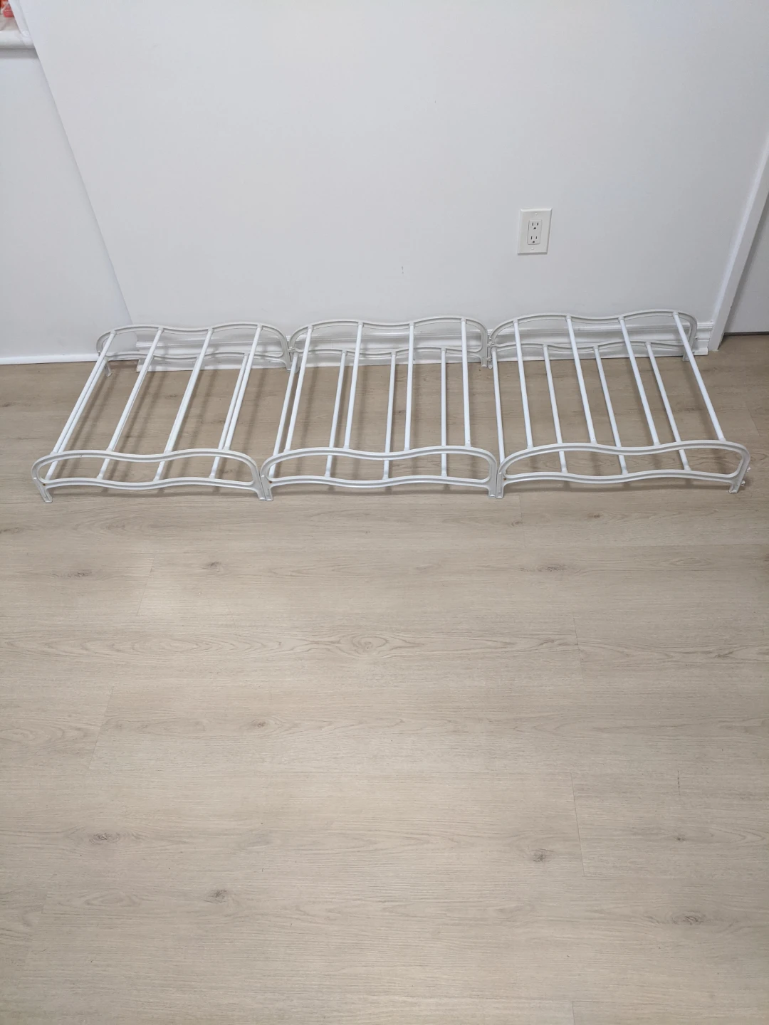 White Metal Rack