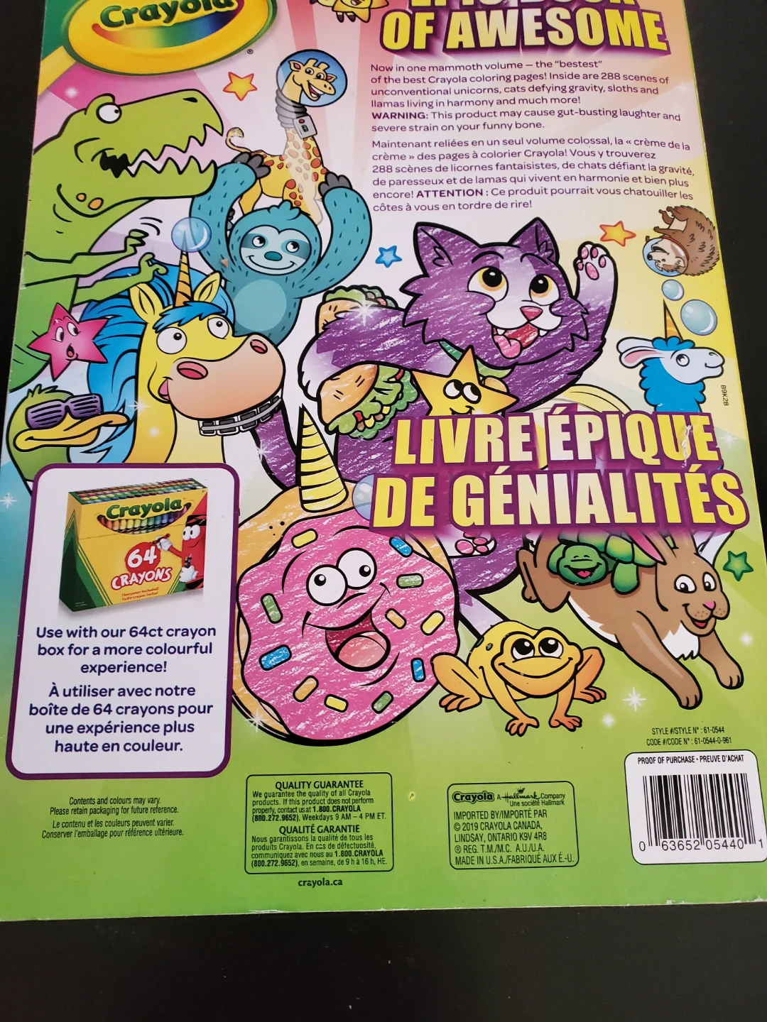 Crayola Epic Book of Awesome Colouring Book - photo 3