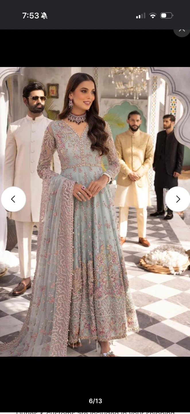 Embroidered Pakistani Anarkali Gown - photo 3