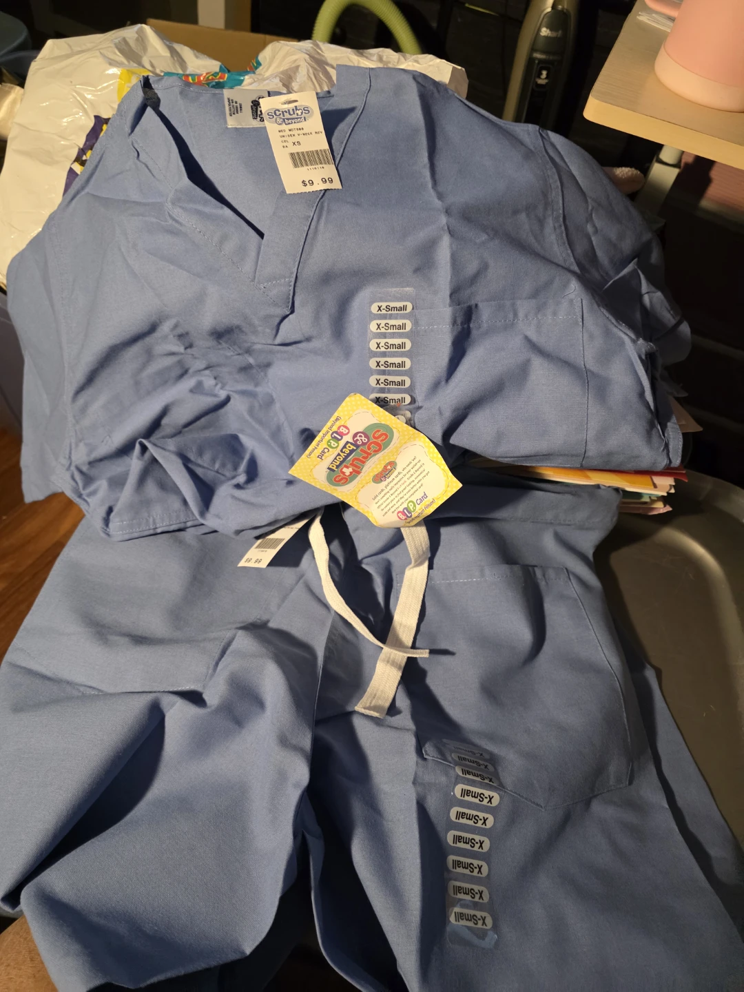 Halloween Scrubs & Beyond Unisex V-Neck Scrub Set