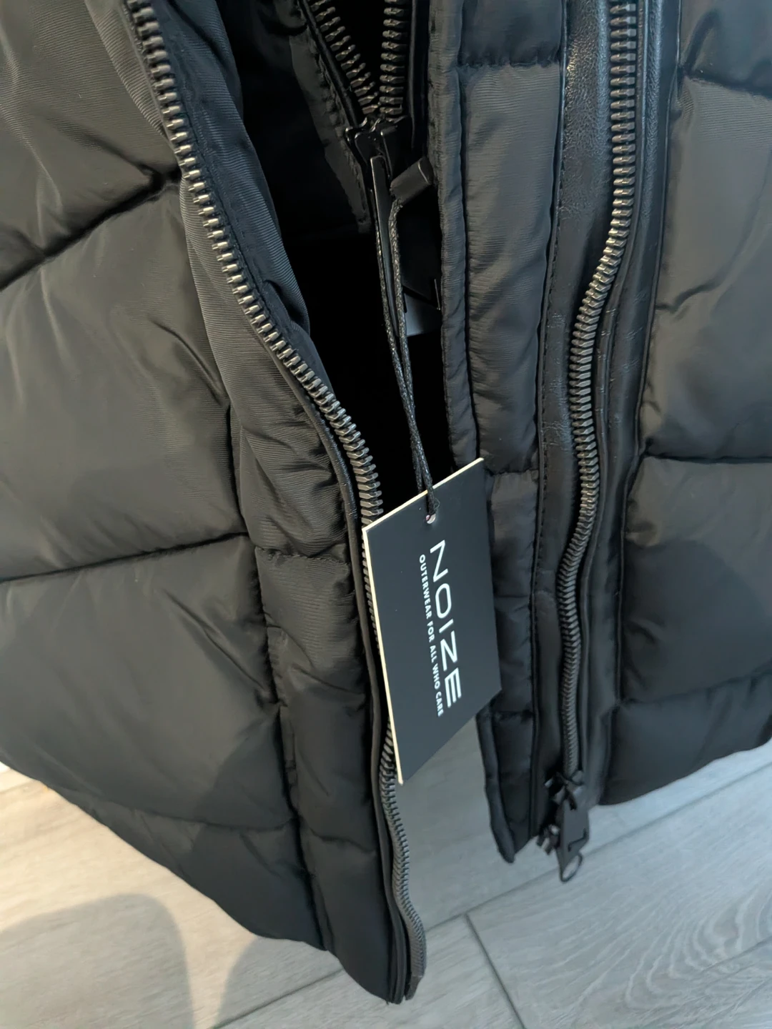 NOIZE Gigi Mid Length Parka - Black - photo 4