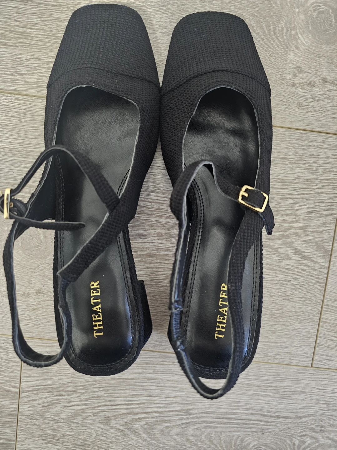 THEATER Black Mary Jane Heels