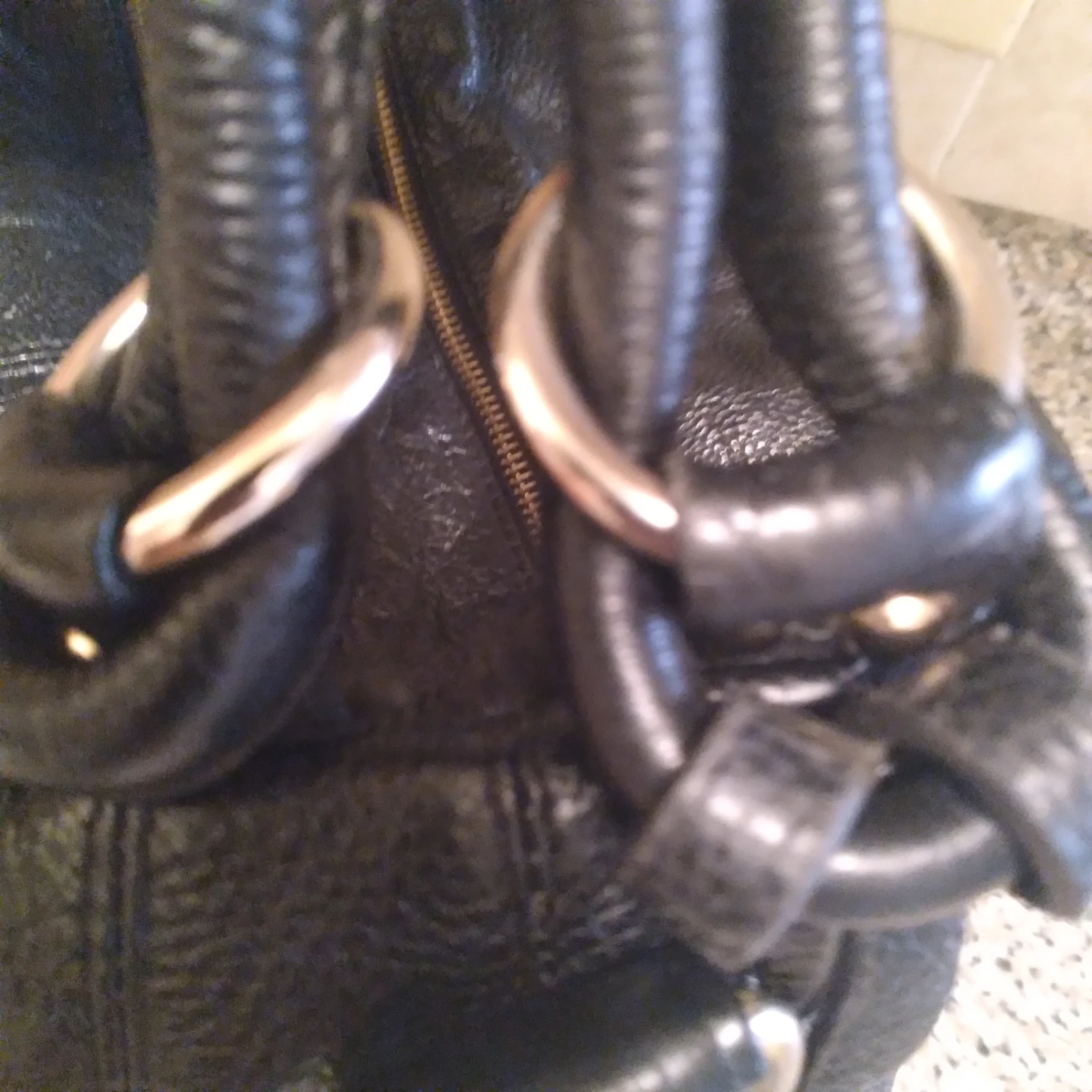 KGB Black Label Leather Handbag - photo 3