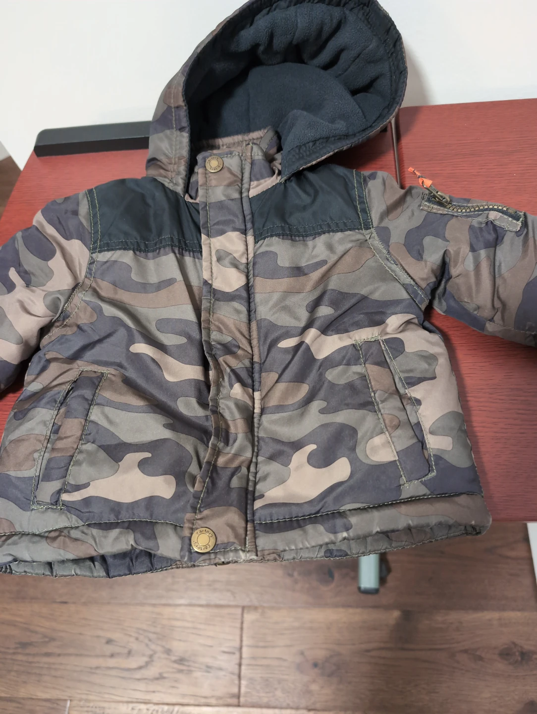Carter's Camo Hooded Jacket - 12 Months