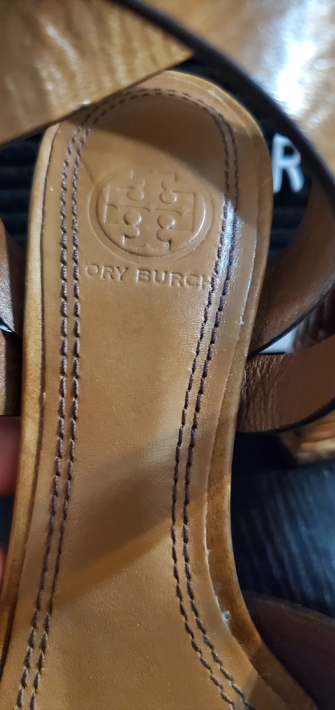 Tory Burch Tan Leather Platform Sandals - photo 3