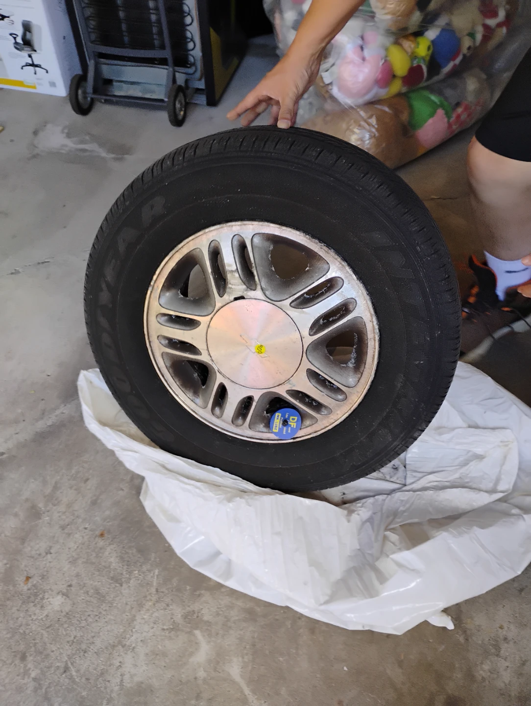 Goodyear Integrity Tire 215/70R15 with Chevy Rim - photo 2