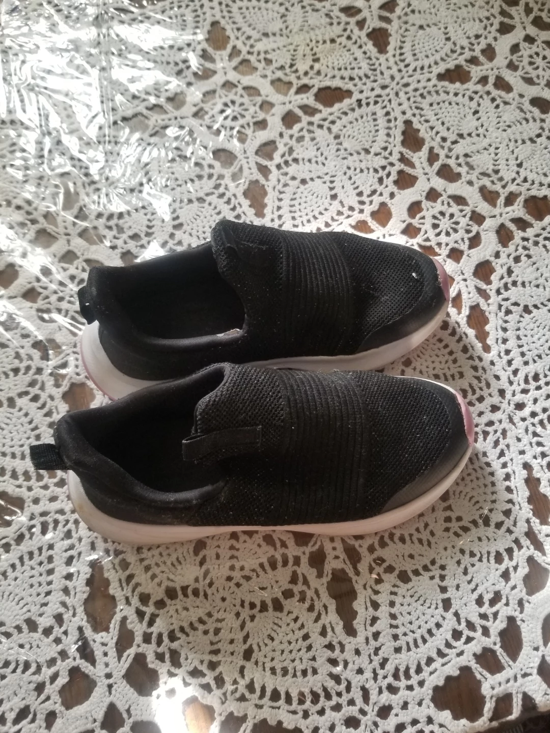 Black Kids Slip-on Sneakers Size 4 - photo 2