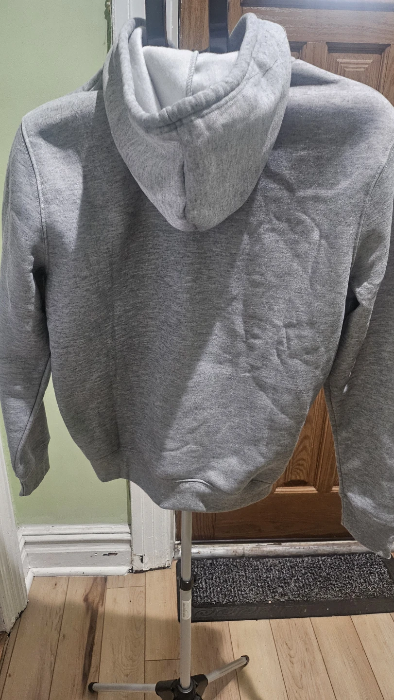 Blue Ice Zip-Up Hoodie Heather Grey Size Small - photo 3