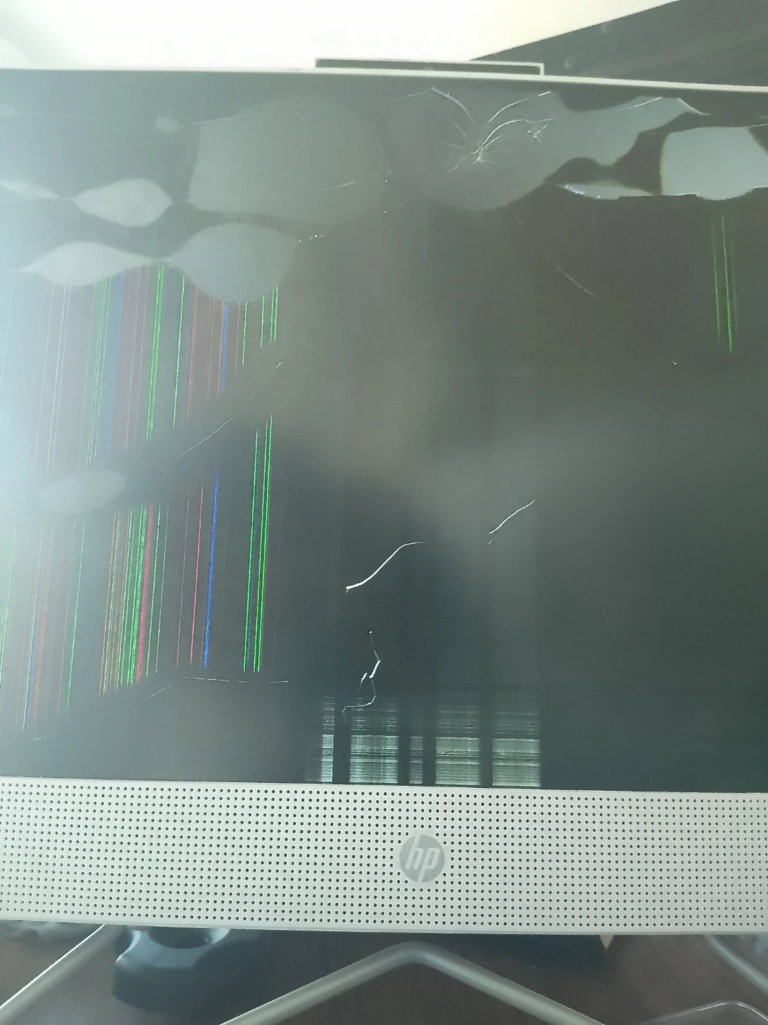 HP All-in-One PC with Cracked Screen