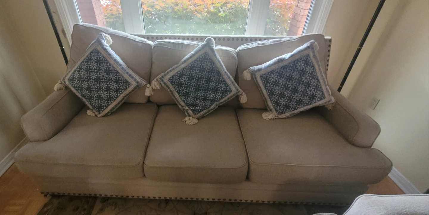 Beige Upholstered Furniture Set - photo 2