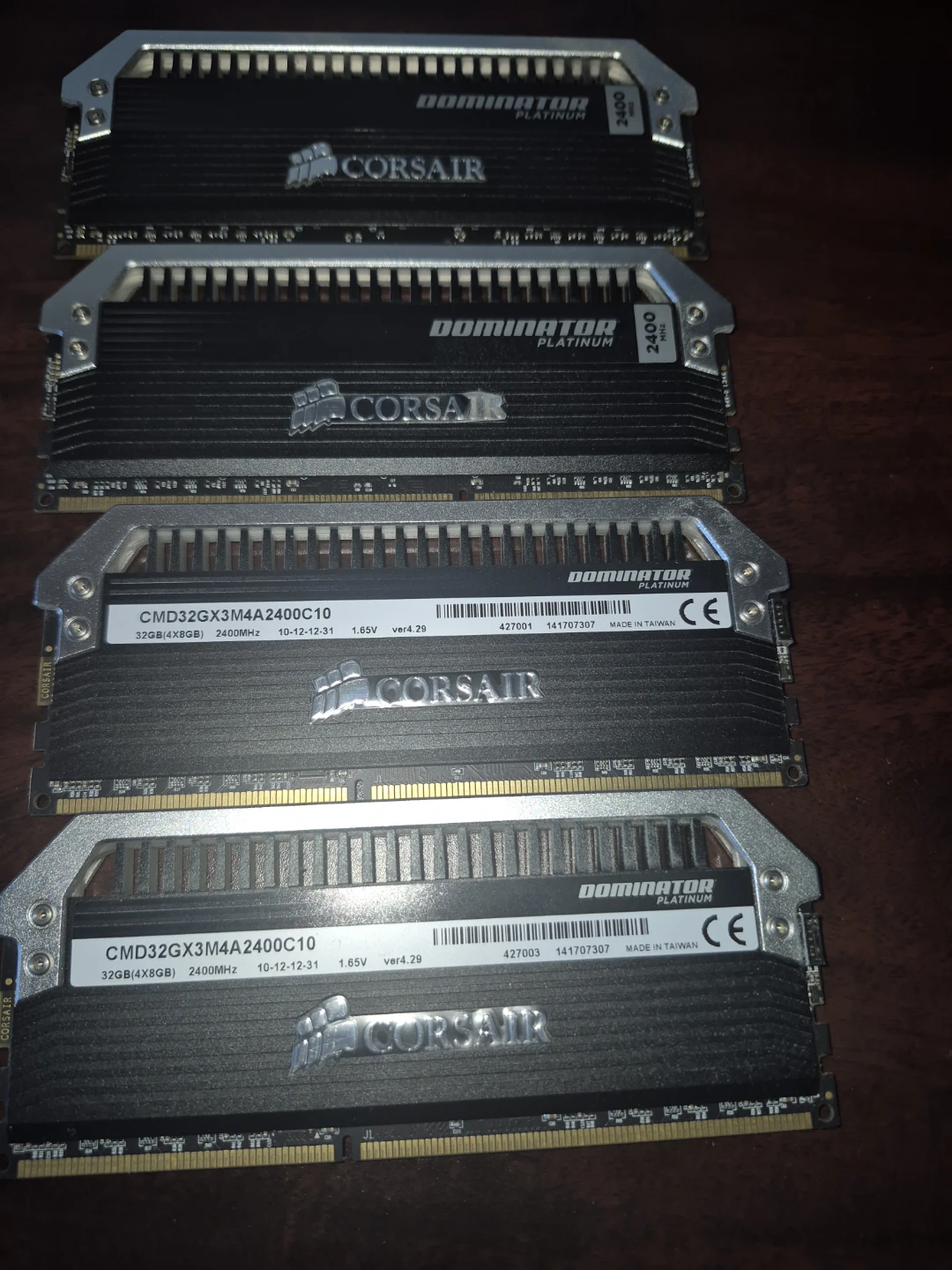 Corsair Dominator Platinum 32GB RAM Kit (4x8GB)