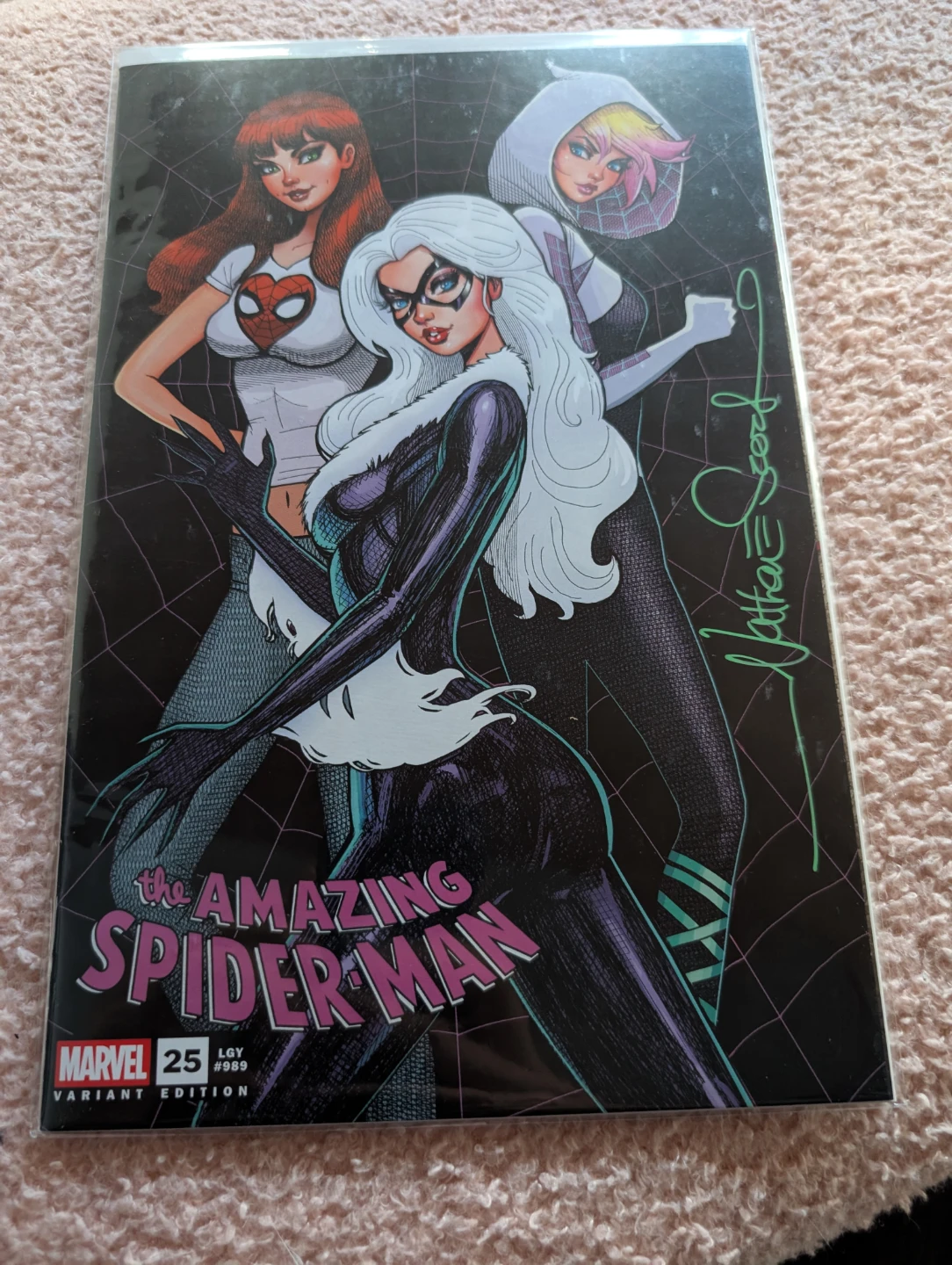 The Amazing Spider-Man #25 Signed with COA Nathan Szerdy