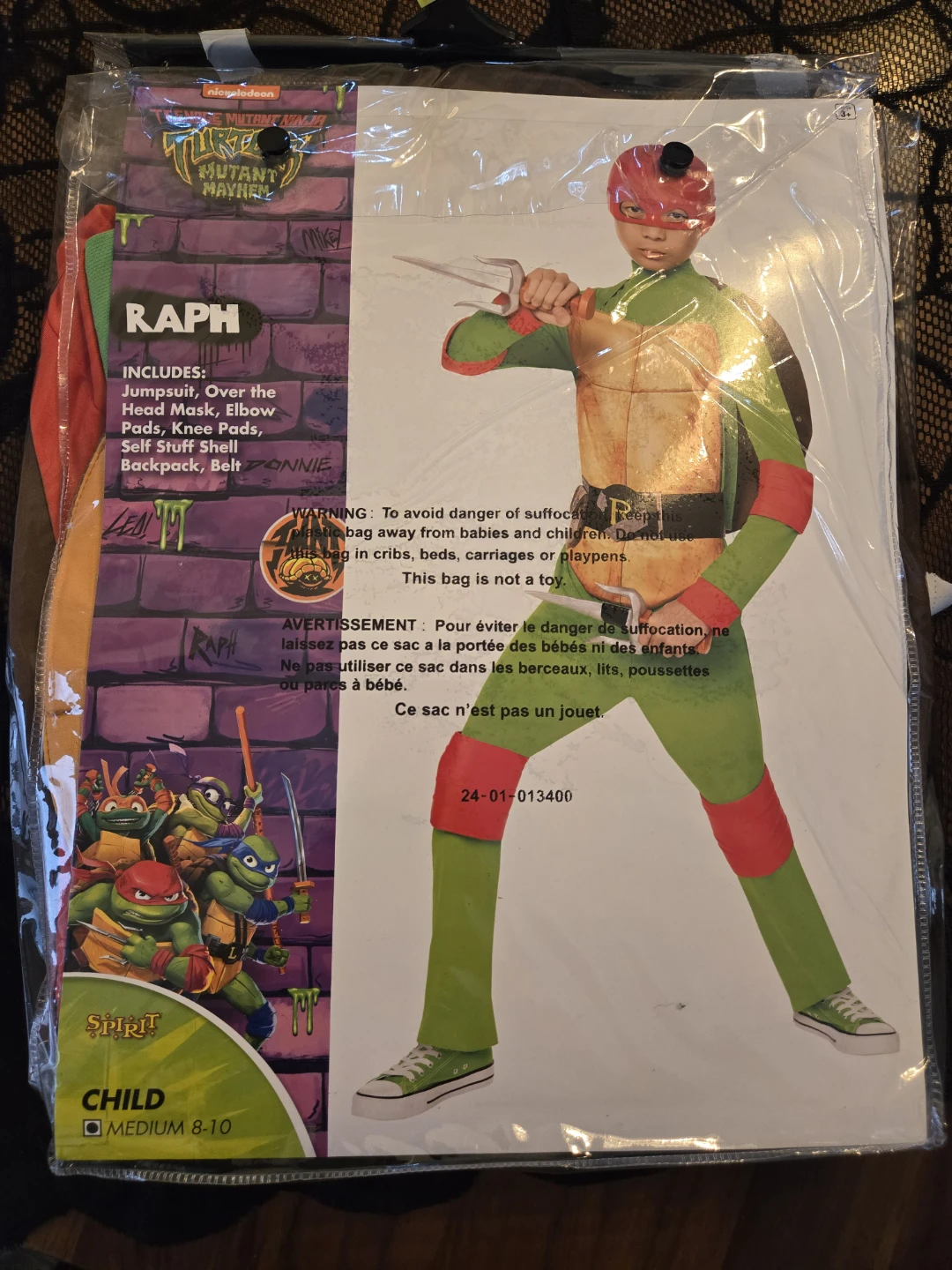 Teenage Mutant Ninja Turtles Mutant Mayhem Raph Costume