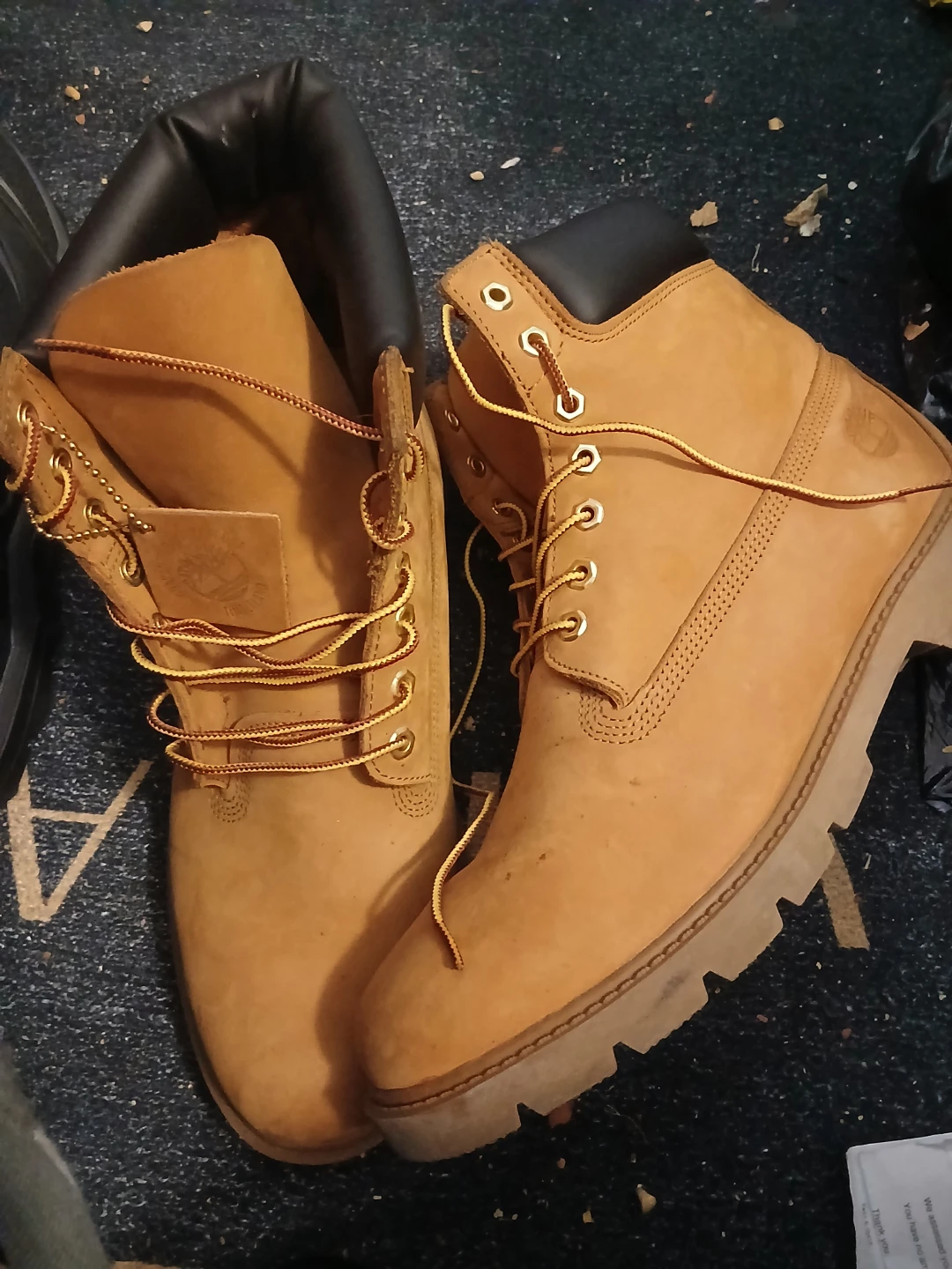 Timberland Premium Waterproof Boots - Wheat, Size 13