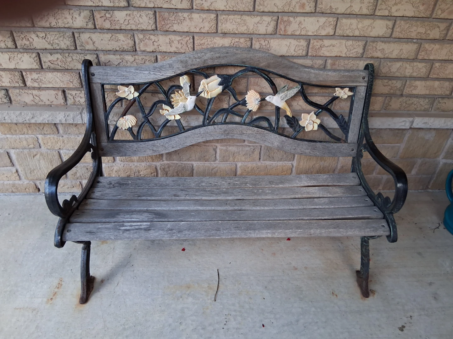 Hummingbird Garden Bench