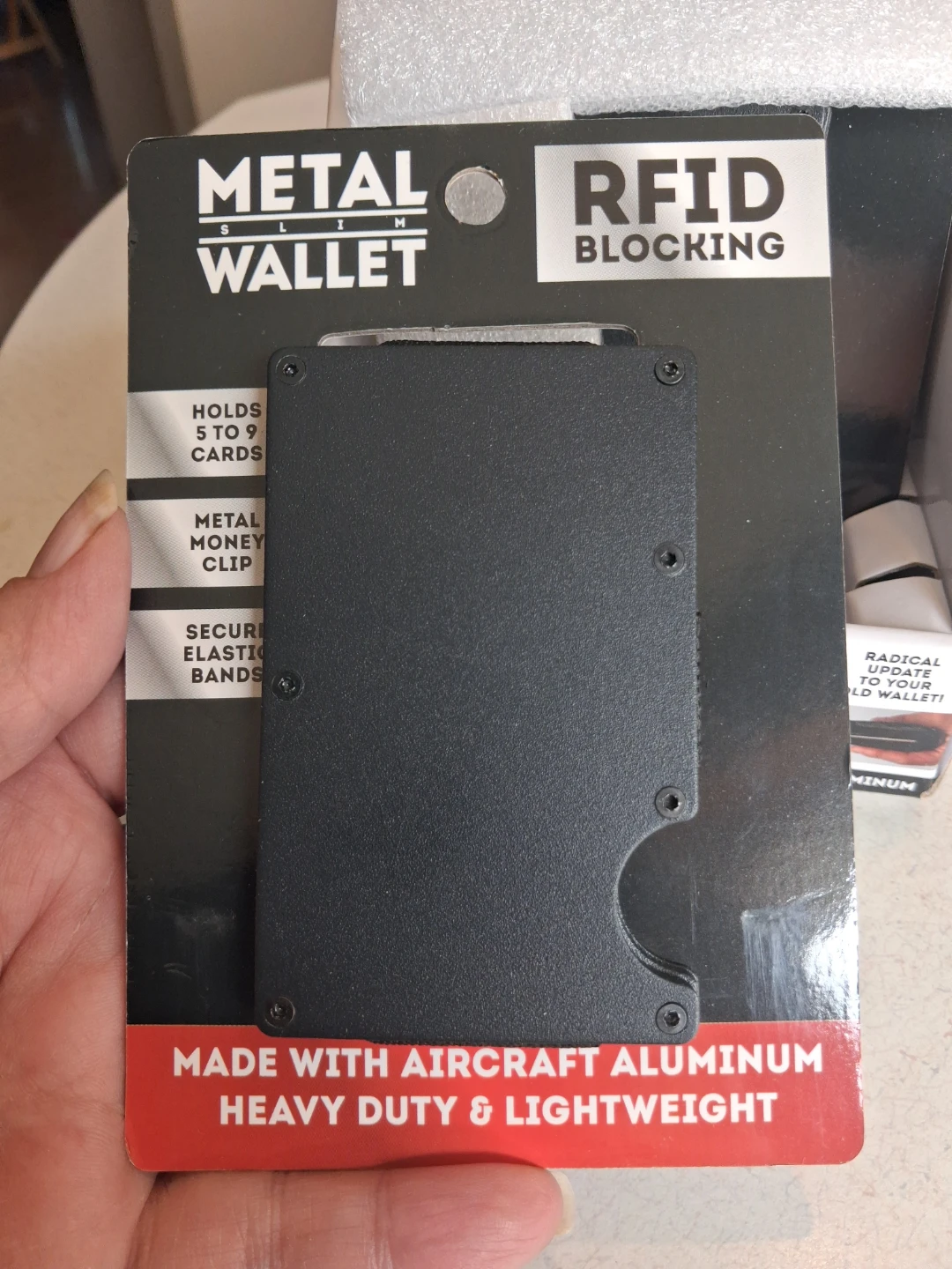 Set Of 3 Roughneck Metal Slim RFID Blocking Wallet - photo 4
