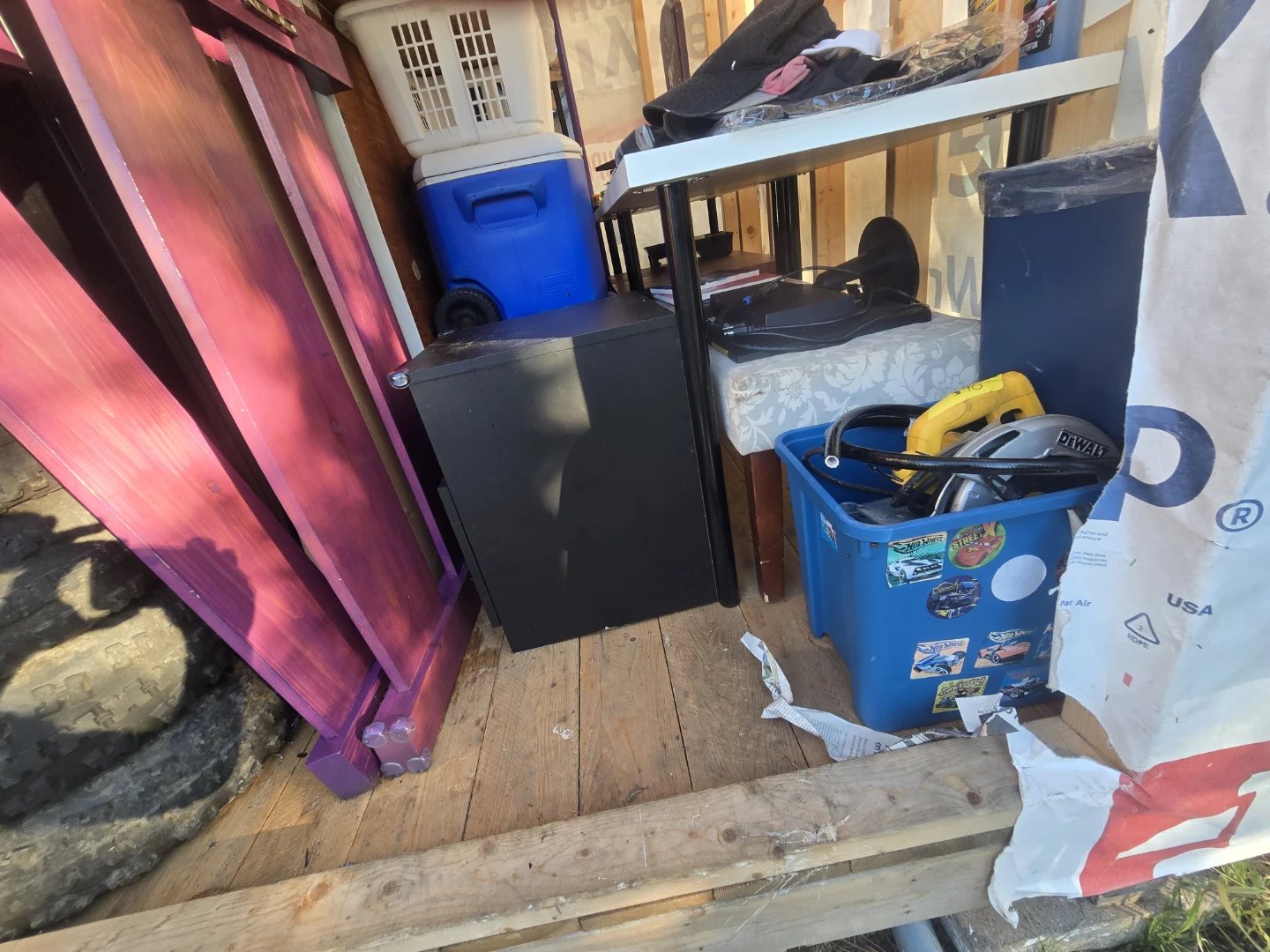 Storage shed clean out