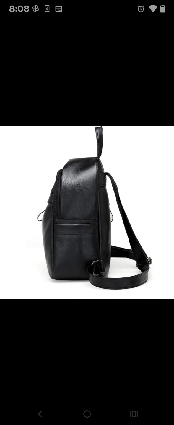Black Minimalist Backpack - photo 2