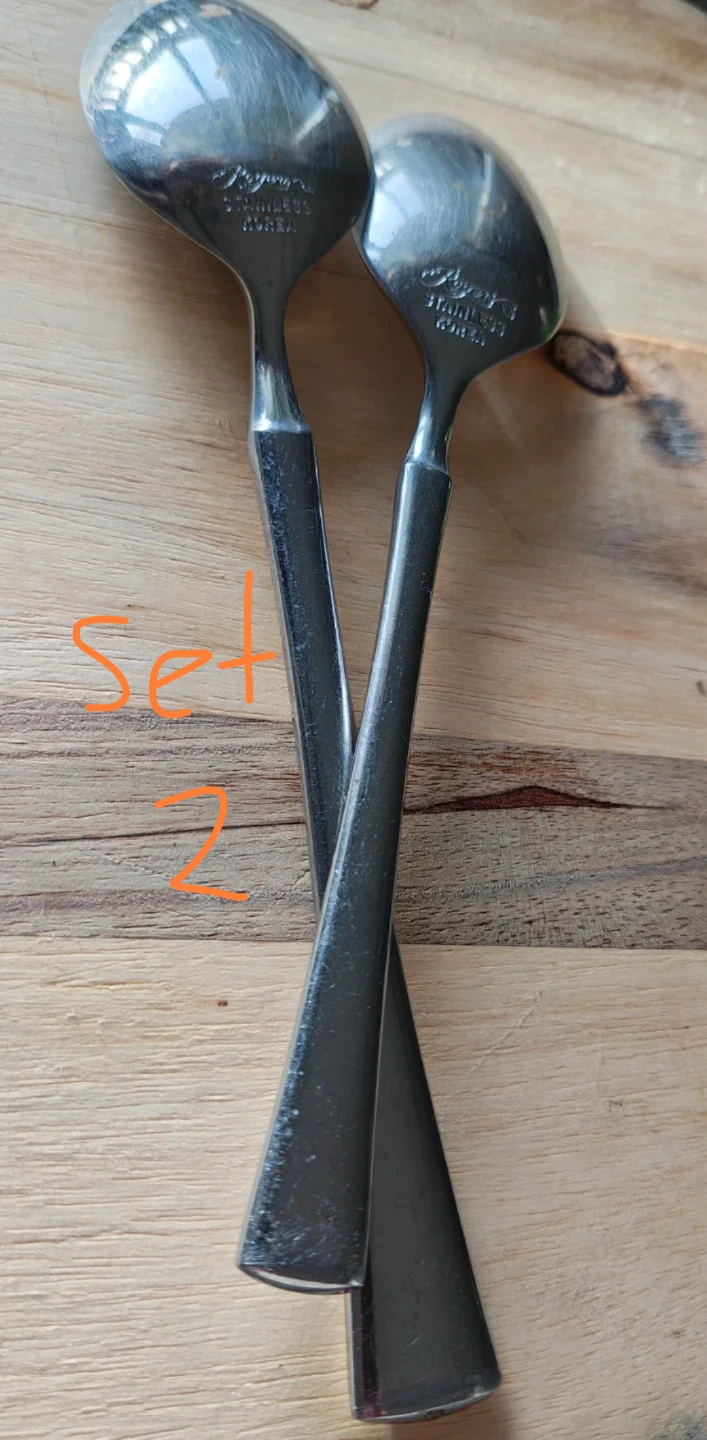 Stainless Steel Spoon Sets w/Butterknife Pair - photo 4