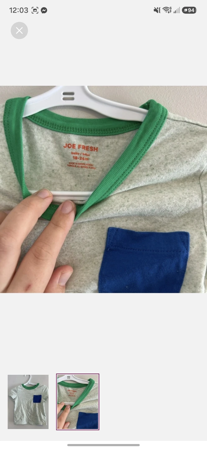 Joe Fresh baby shirt and bodysuit set - photo 2