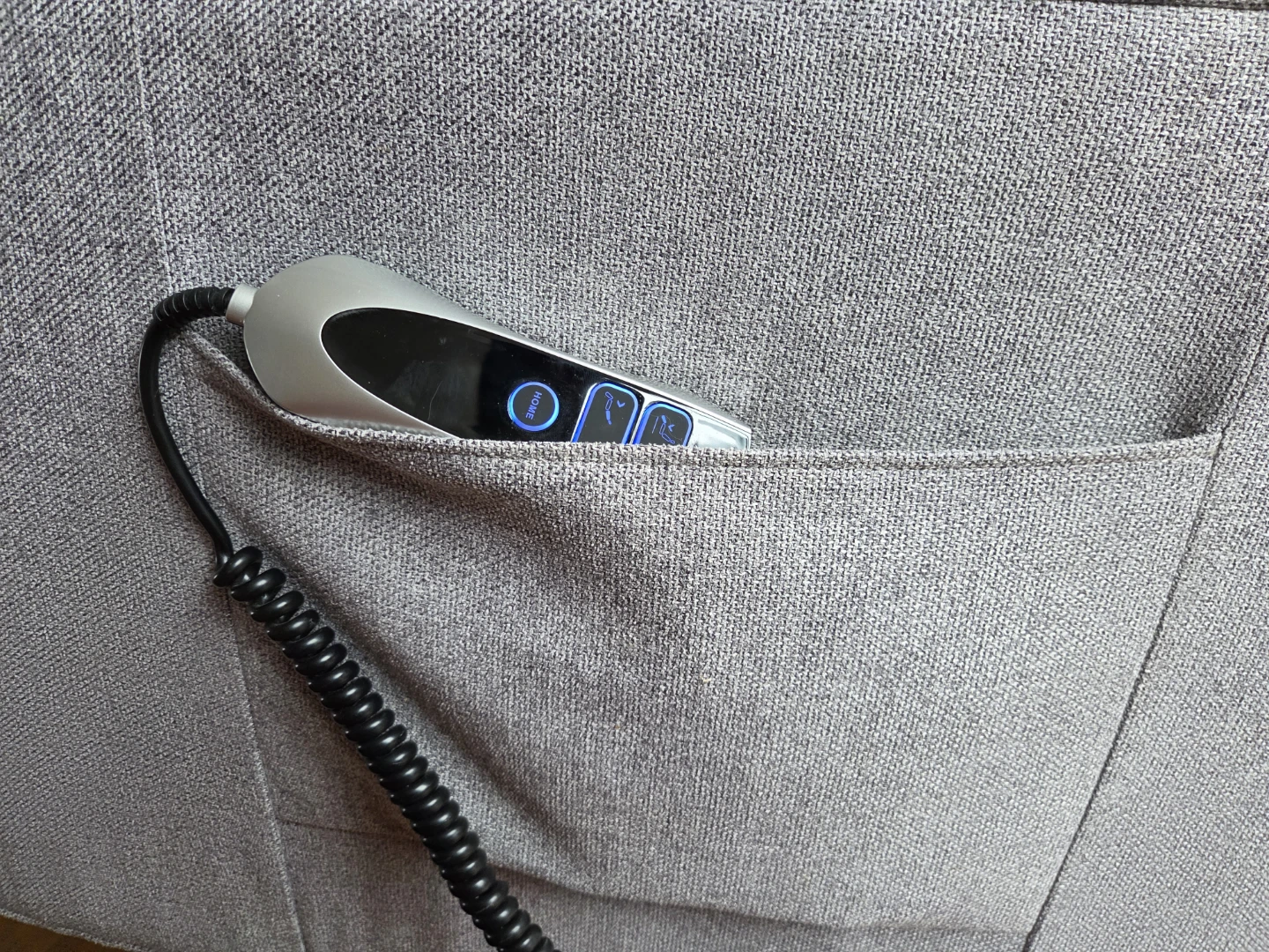 Heavy-Duty Light Grey Fabric Power Lift Recliner - photo 5