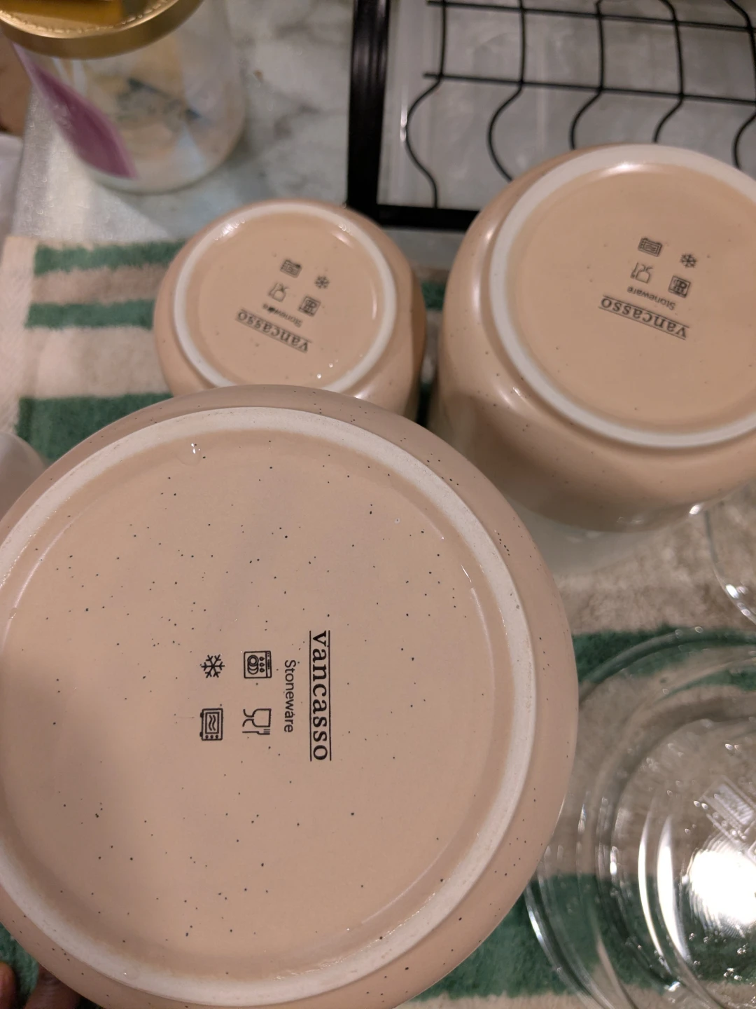 vancasso Sabine Ceramic Kitchen Canister Set of 3 - photo 3