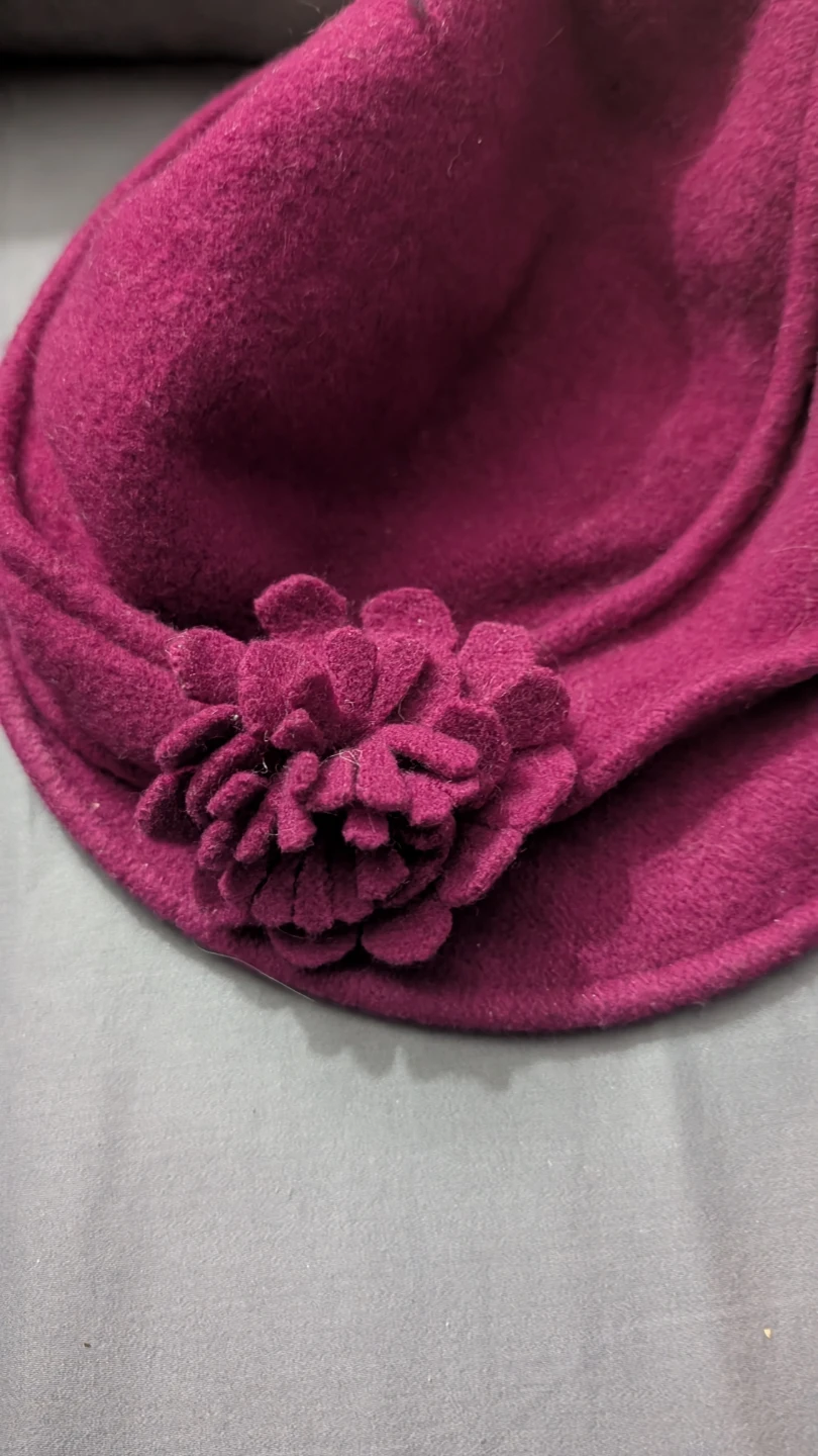 Magenta Parisean Felt Hat - photo 2