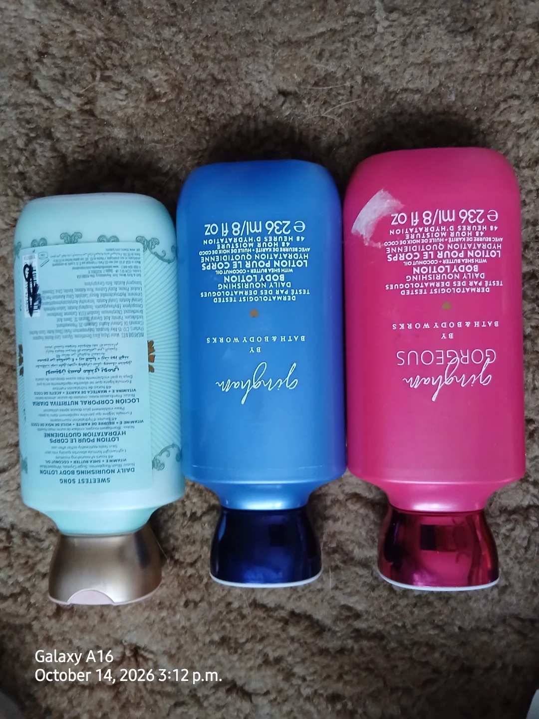 3 Bath & Body Works Body Lotions