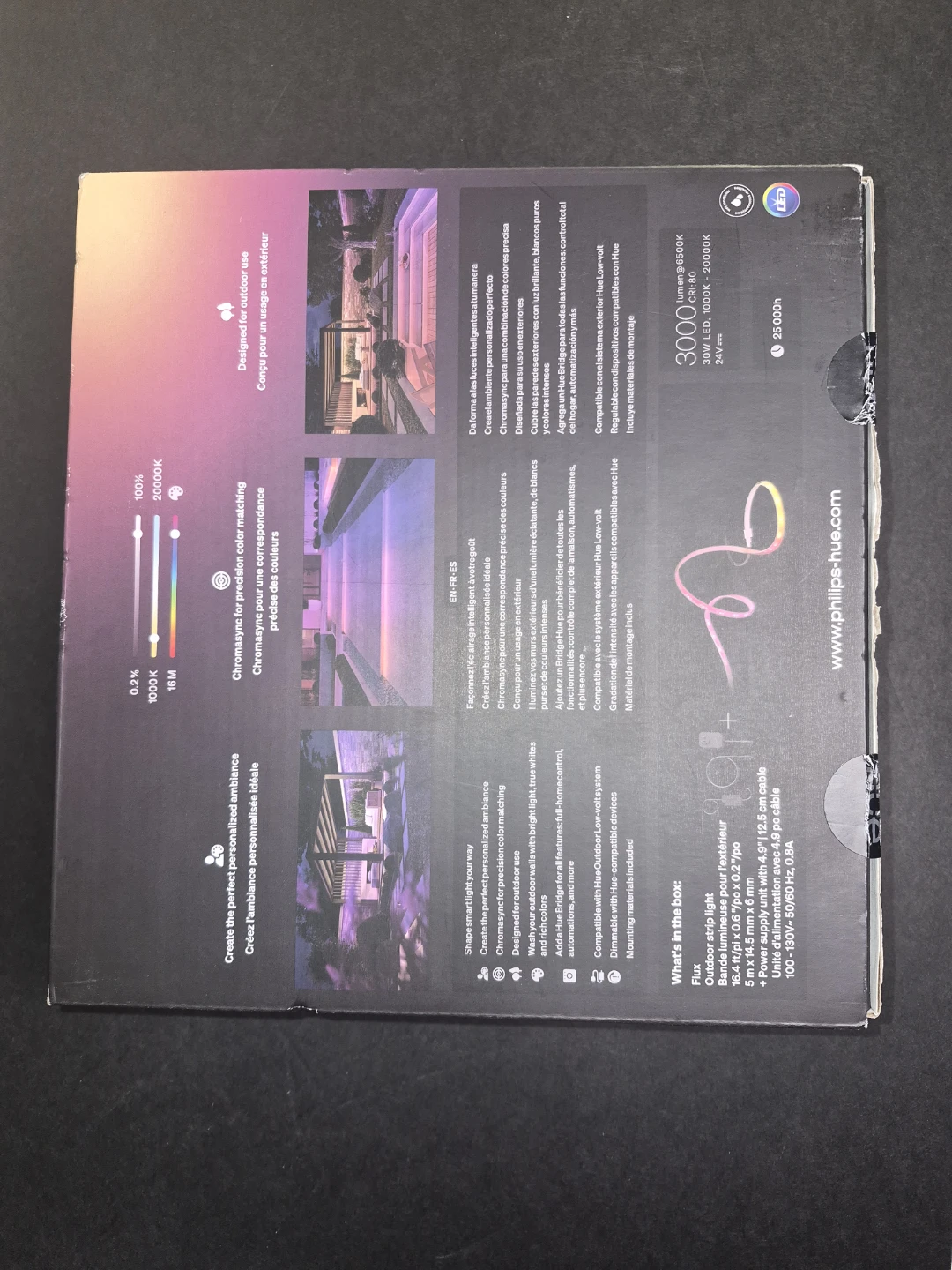 Philips Hue Outdoor Gradient Strip Light 16 ft - photo 3