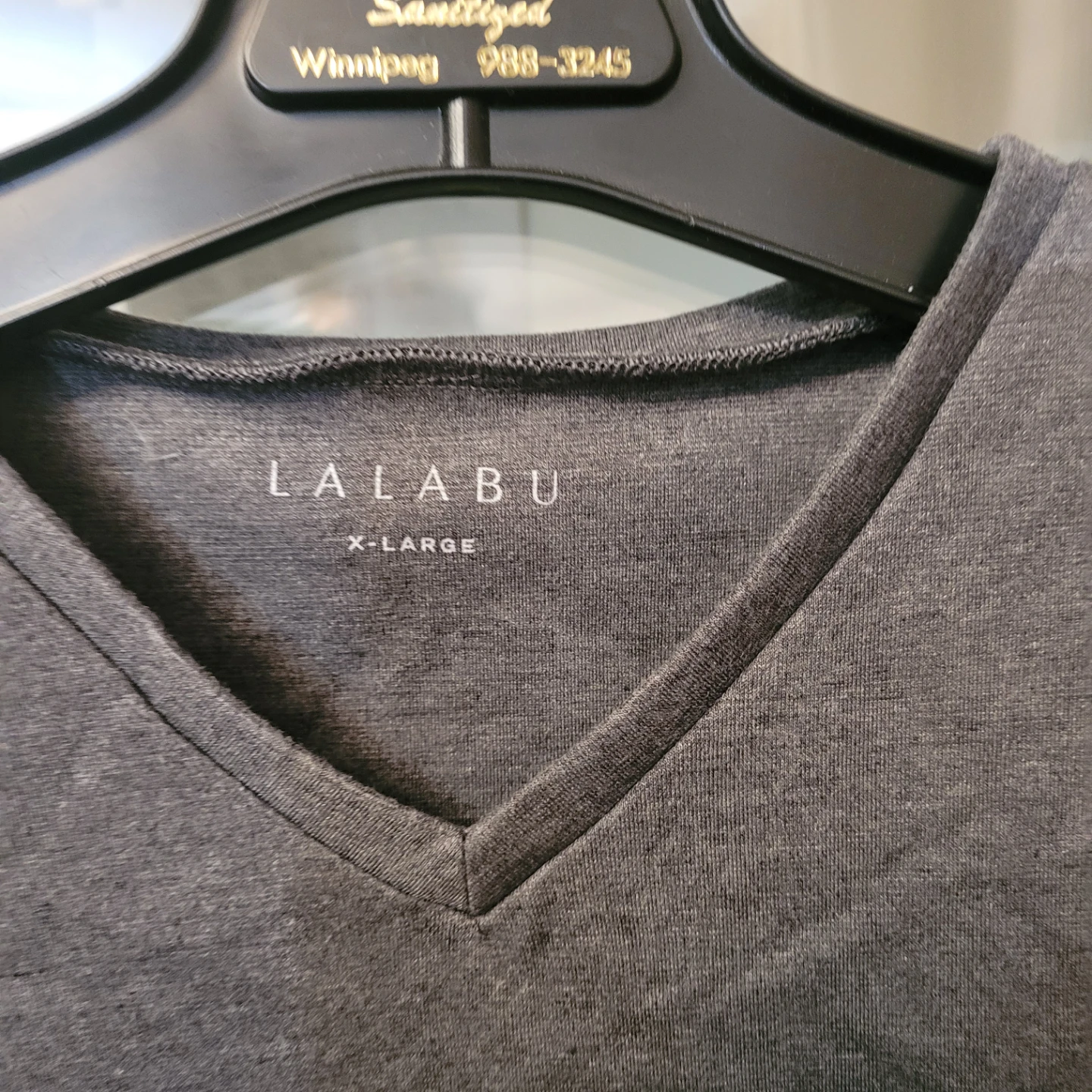 Brand New Lalabu V-neck Baby Dad Shirt, XL - photo 3