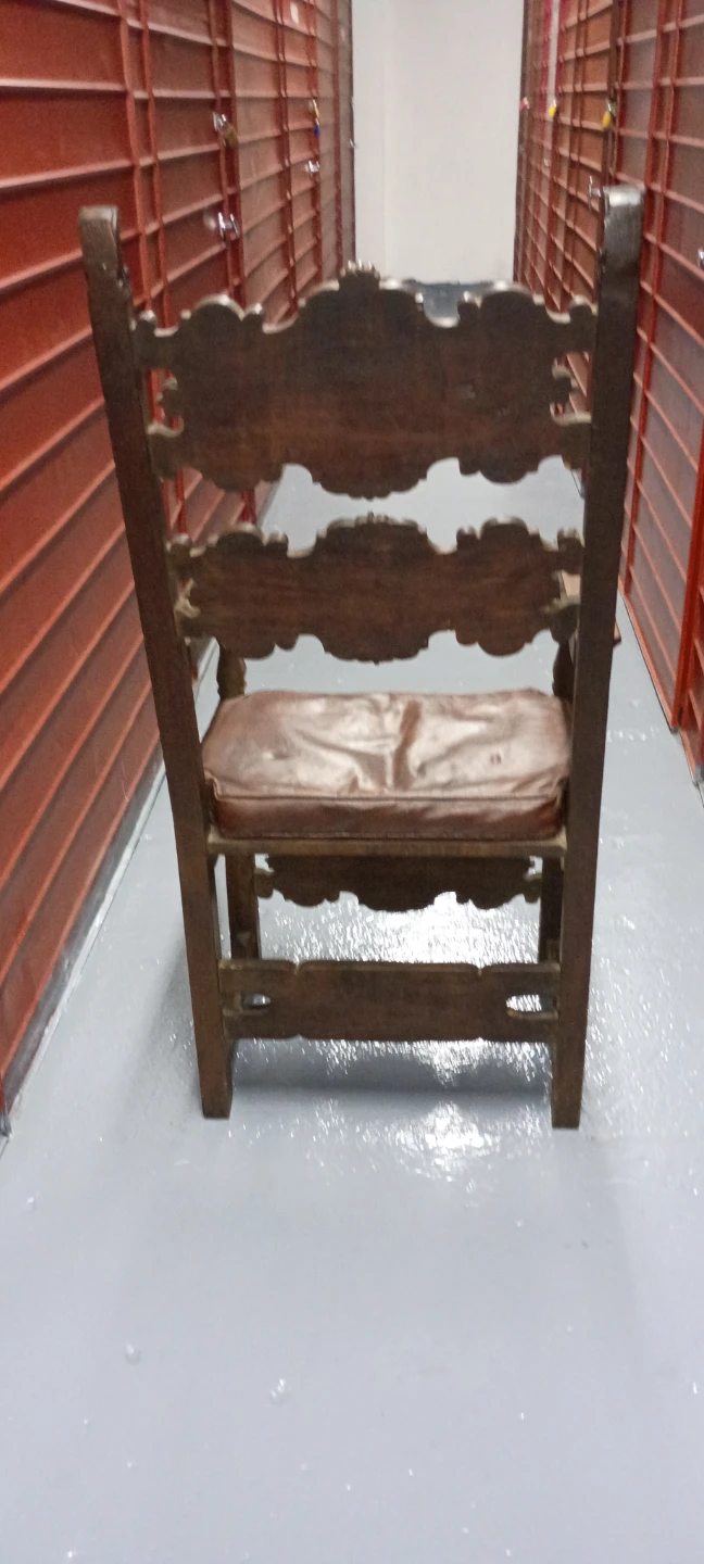 19th Century Vintage Carved Wooden Armchair - photo 2