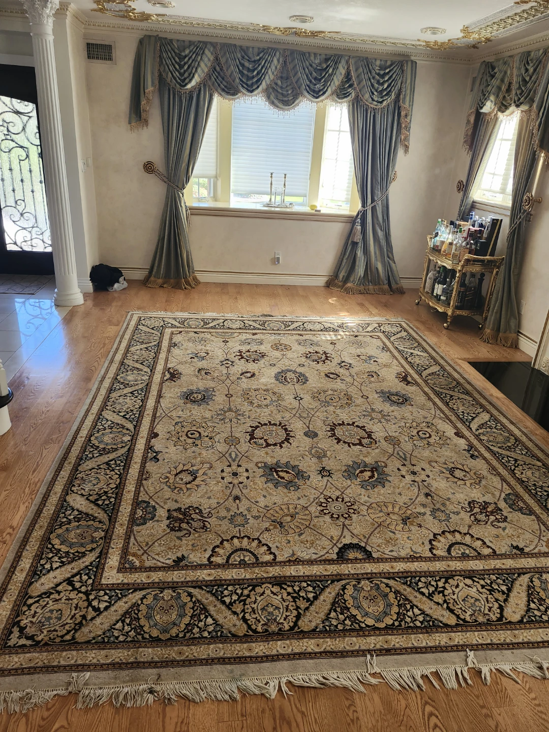 3 Victirian style custom drapes set - photo 5