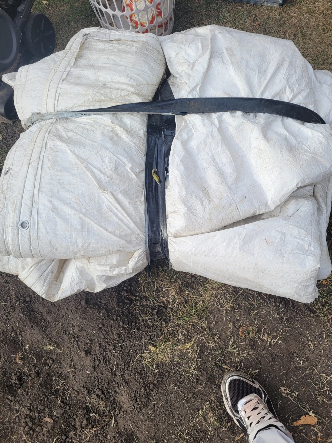 Large White Heavy Duty Tarp