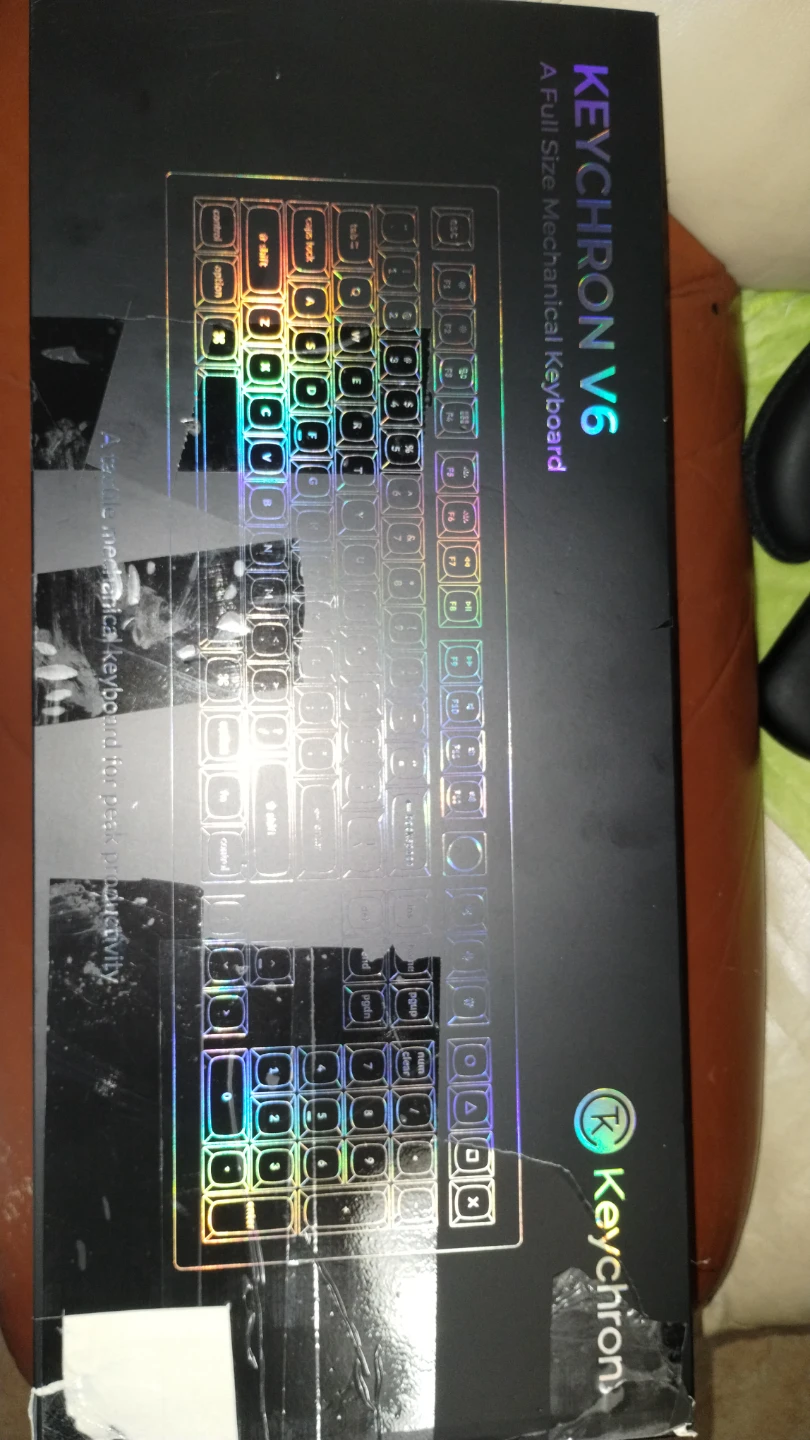 Keychron V6 Wired Mechanical Keyboard Brown Switch