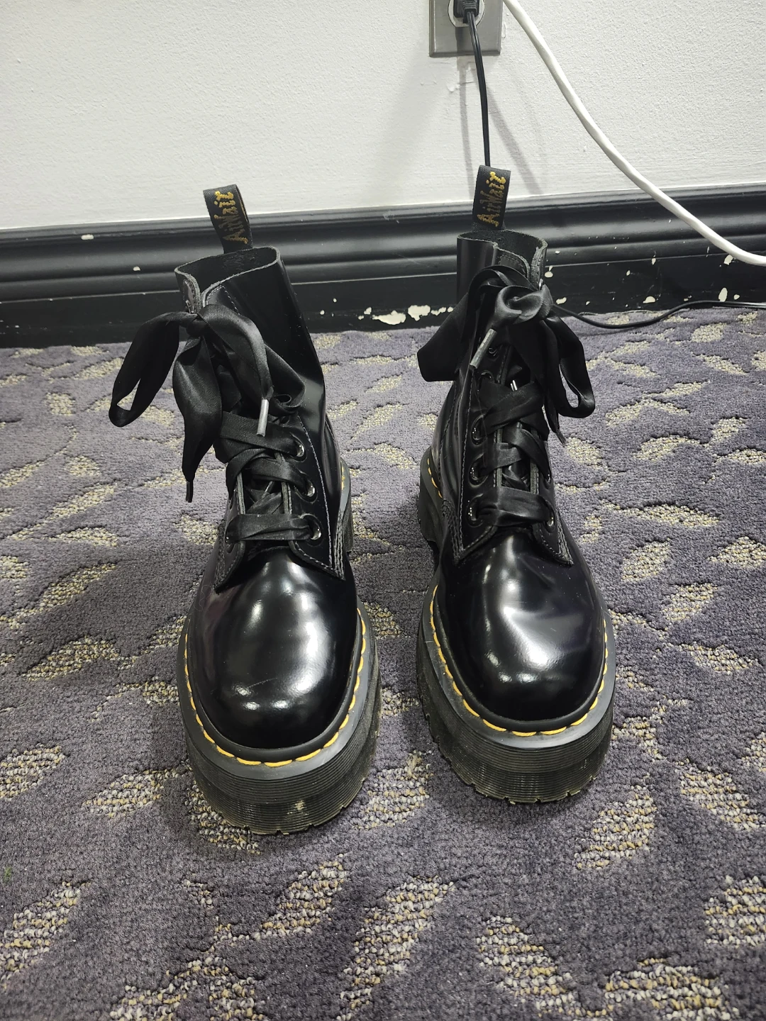 Dr. Martens Black Platform Boots - photo 2