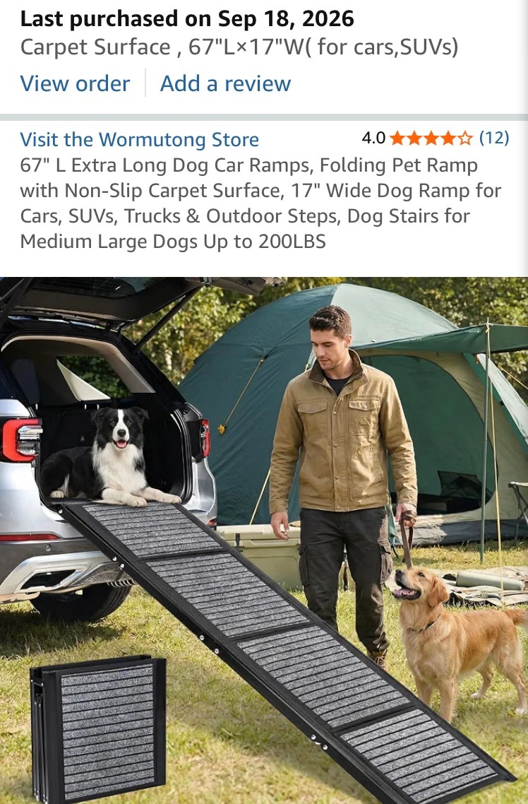 Wormutong Heavy Duty Folding Pet Ramp - photo 5