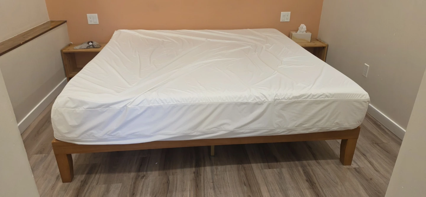 King Mattress (Glory Home) and bed frame - photo 2