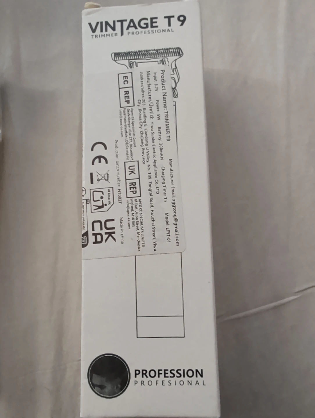 Vintage T9 Professional Hair Trimmer