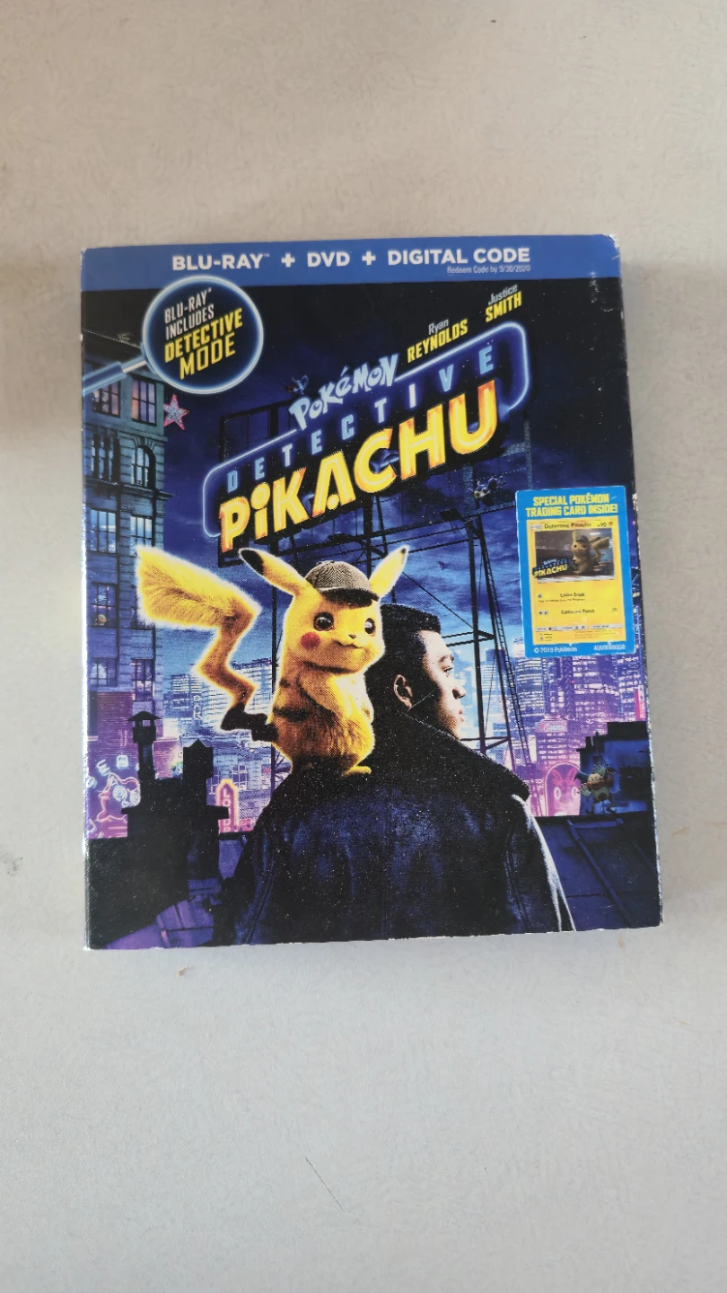 Pokemon Detective Pikachu Blu-ray and DVD