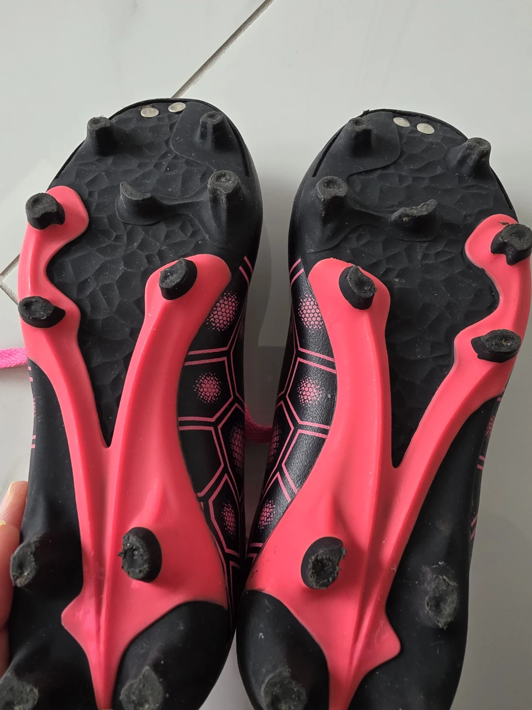 Black and Pink Soccer Cleats - photo 3