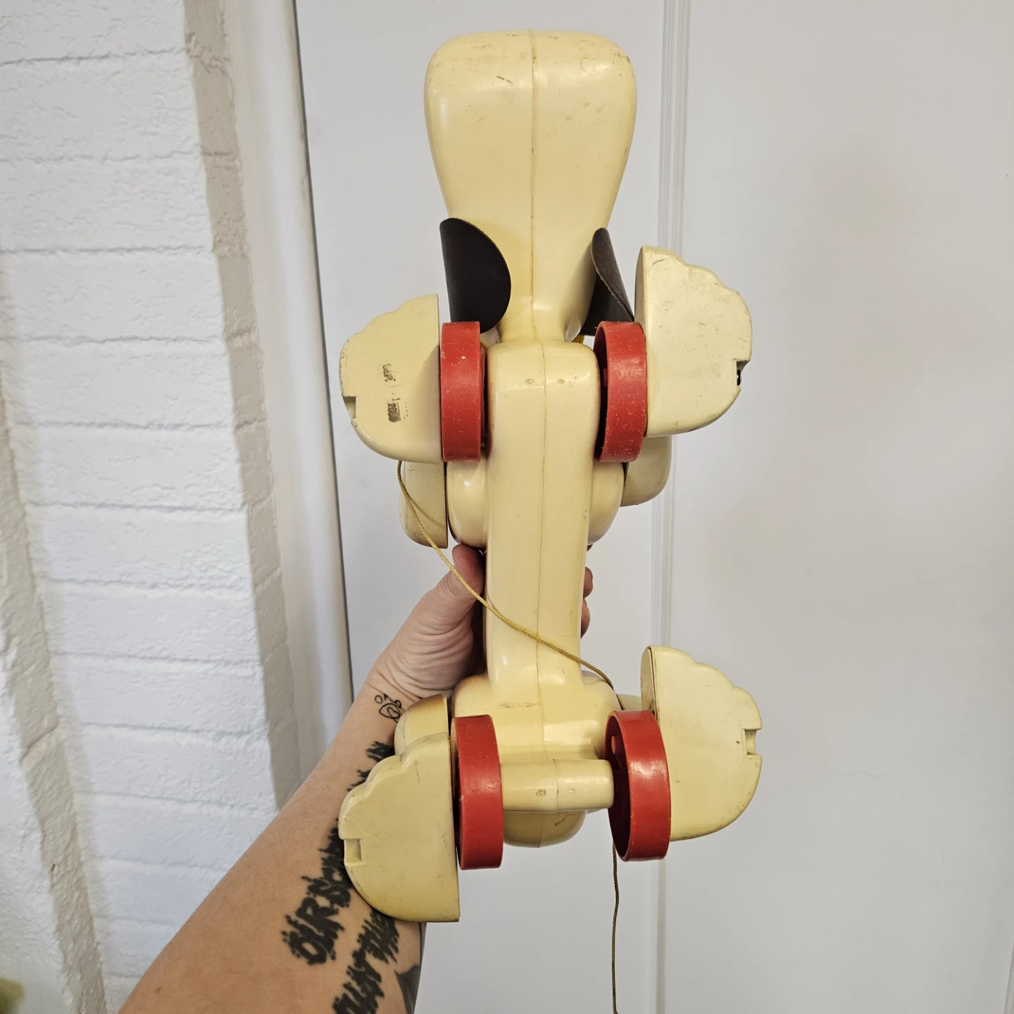 Vintage Pull-Along Dog Toy - photo 4