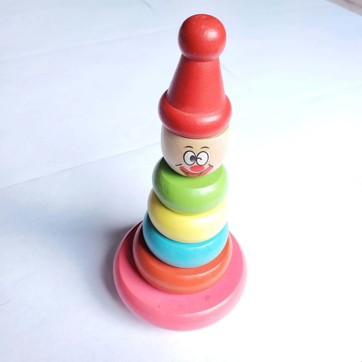 Wooden Stacking Rocking Tower Toy - photo 2