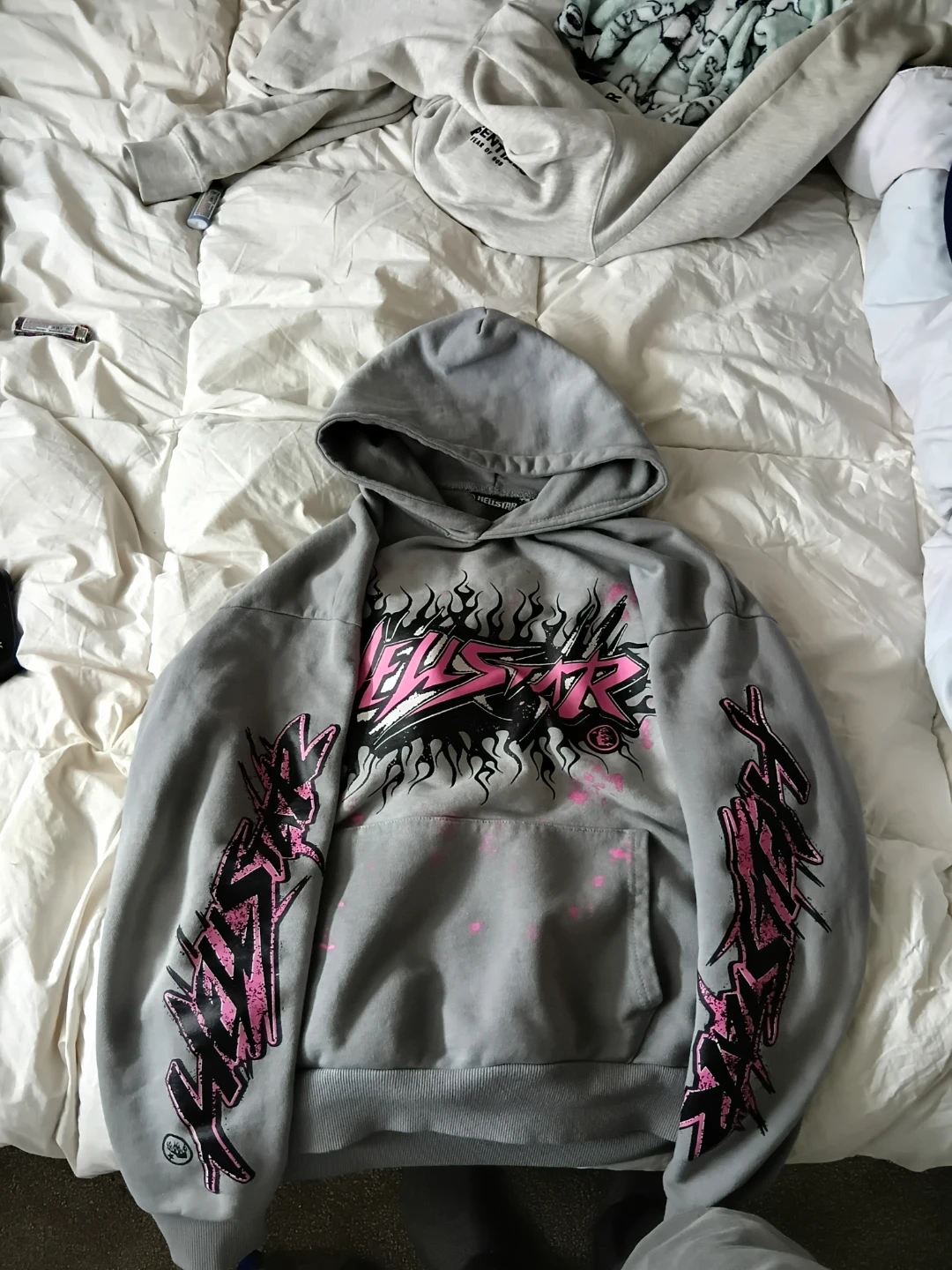 Hellstar Hoodie Grey