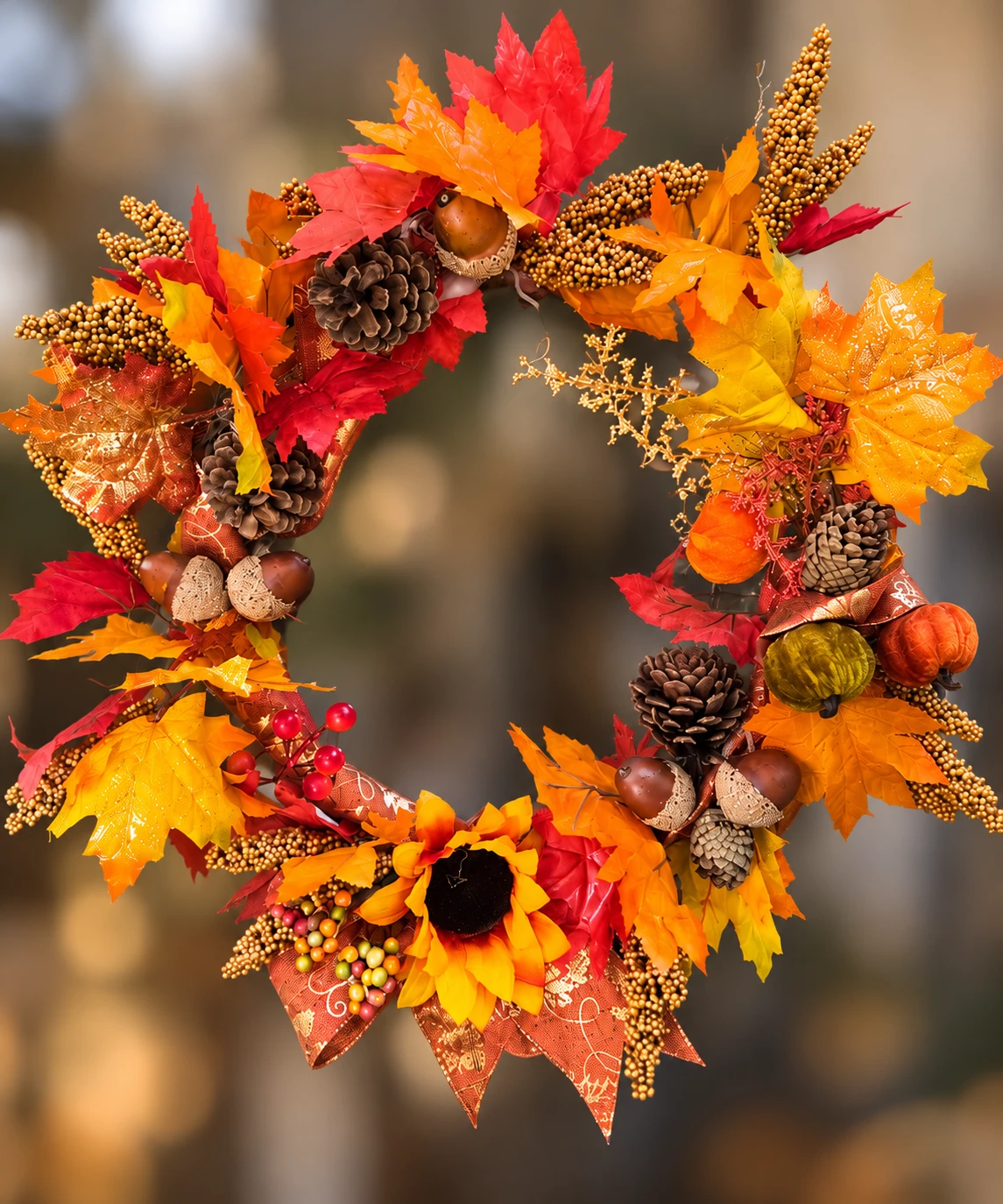 Wreath on the door