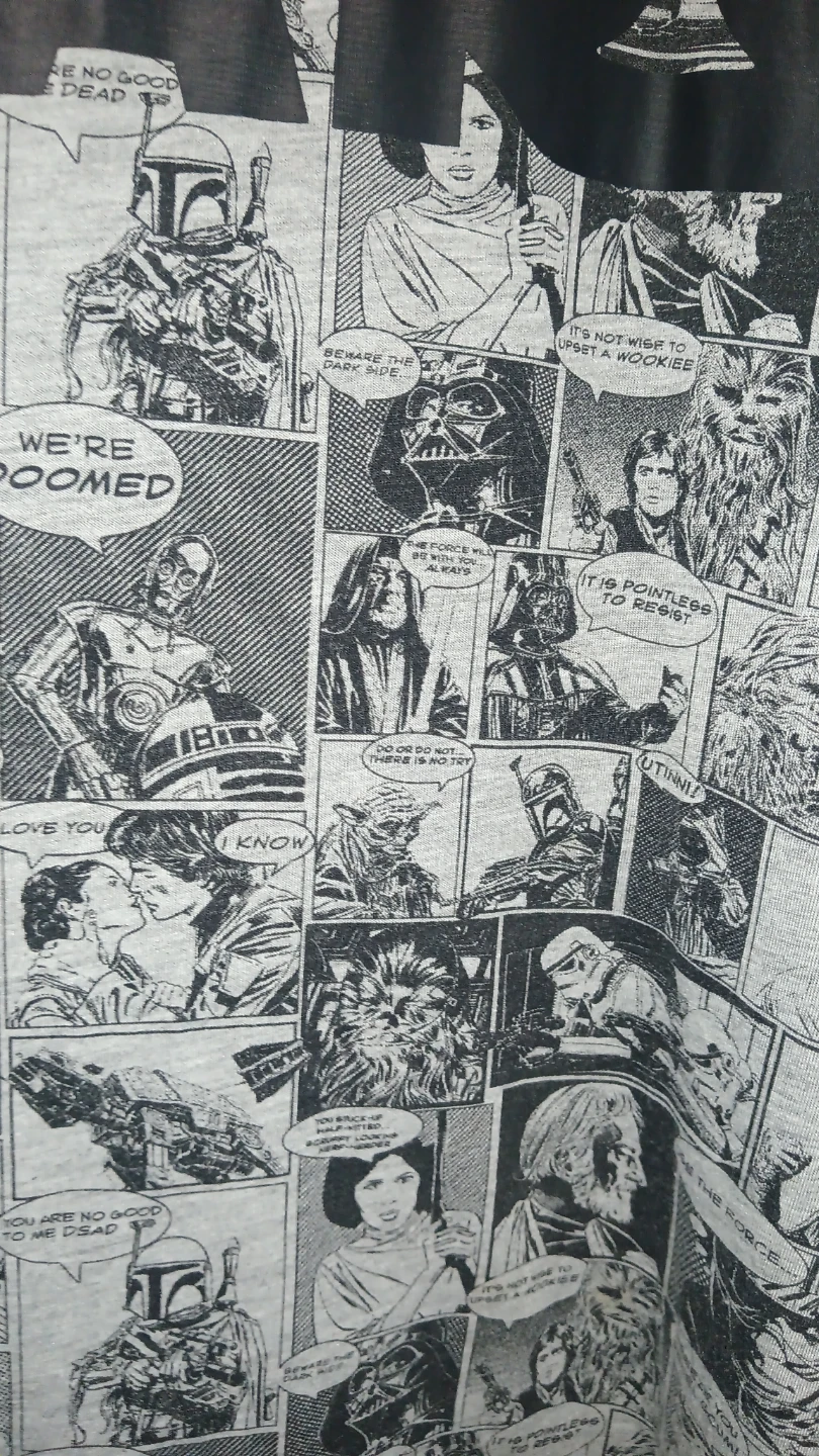 Star Wars Comic Print high low dress - photo 4