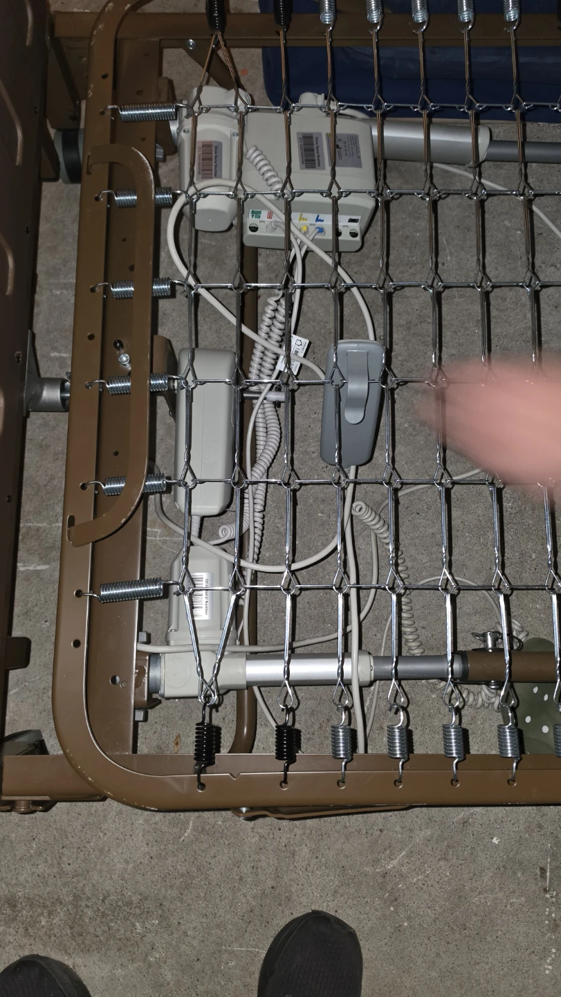 Electric Bed Frame with mattress and side rails - photo 2