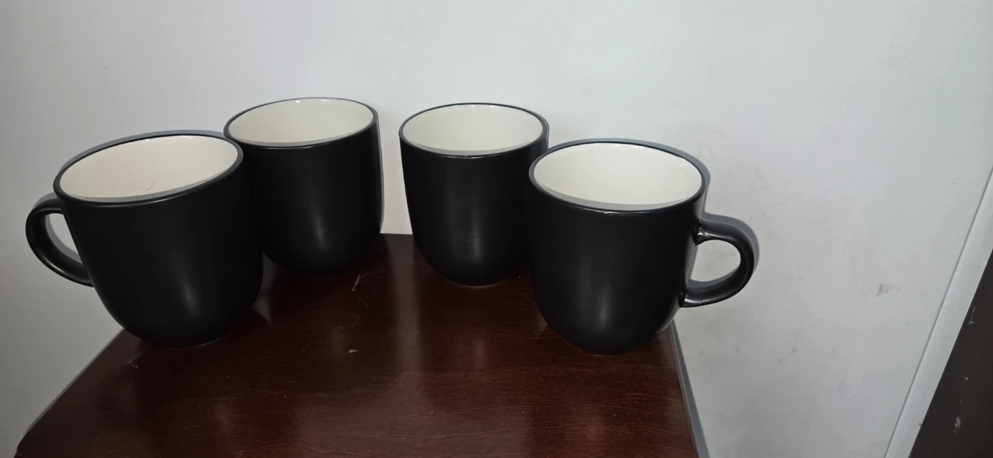 Set of 4 Distinctly Home Stoneware Mugs - photo 2