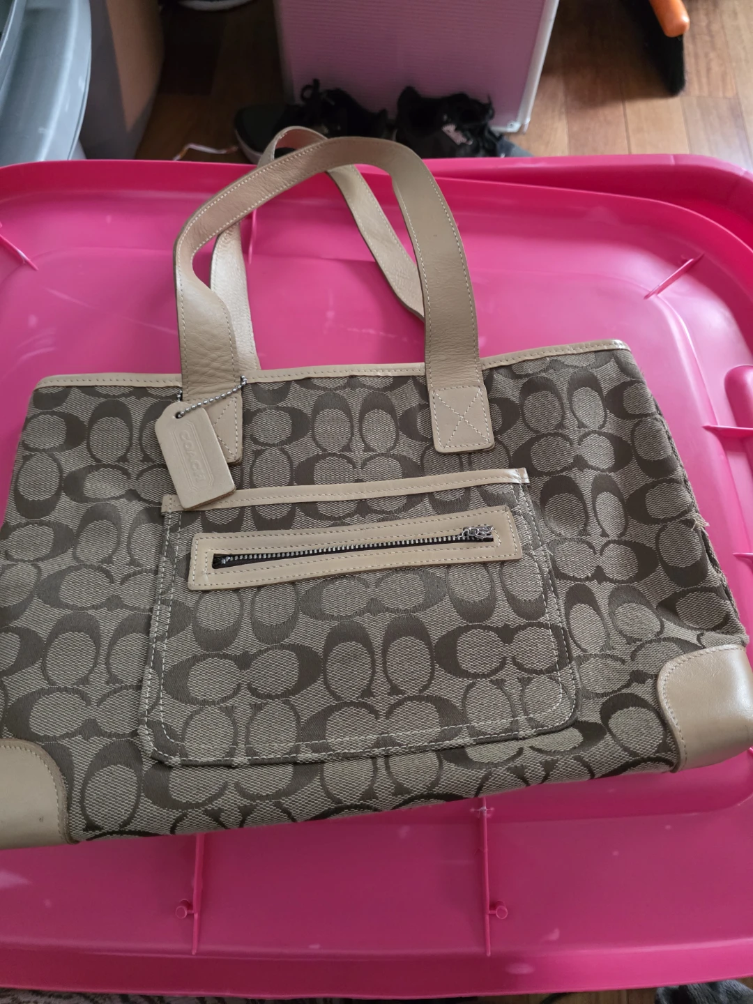Coach Signature Tote Bag