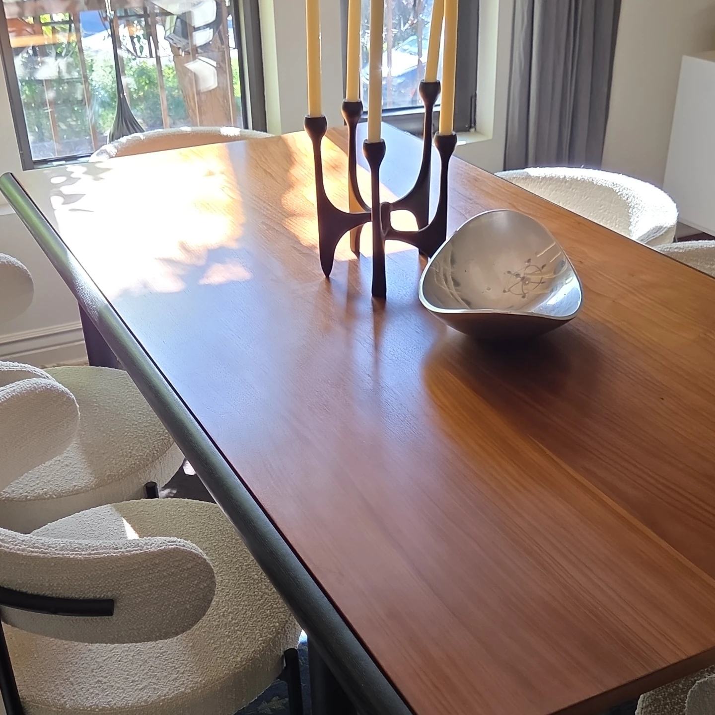 CB2 Anacapri Walnut Dining Table